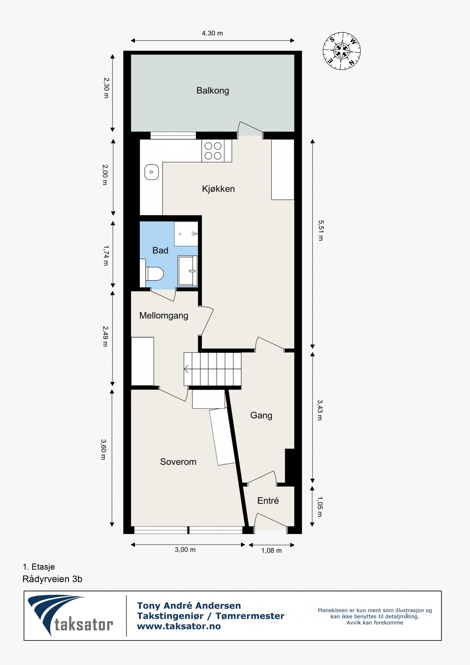 Plantegning 1. etasje. Galleribilde