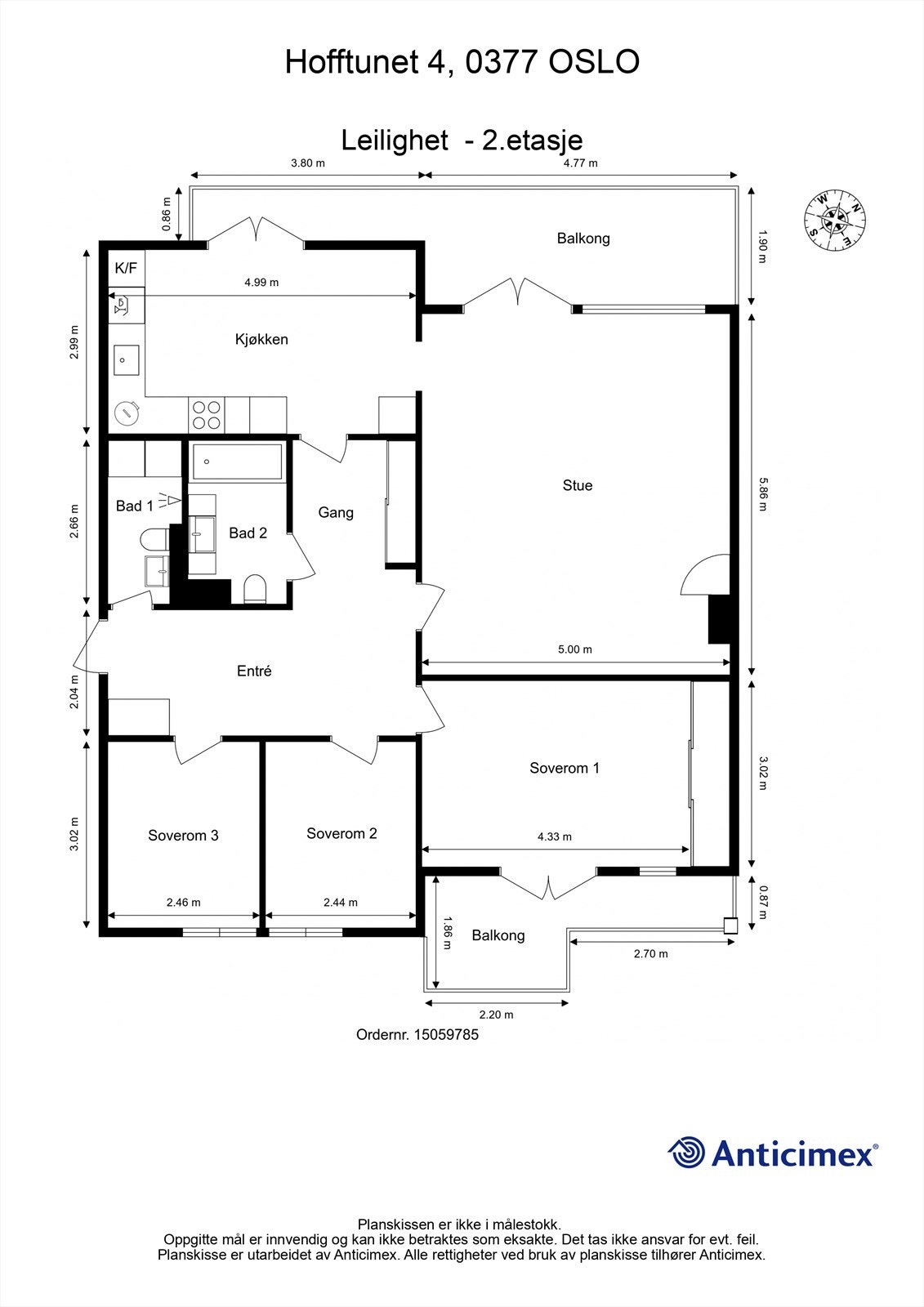 Plantegning Galleribilde