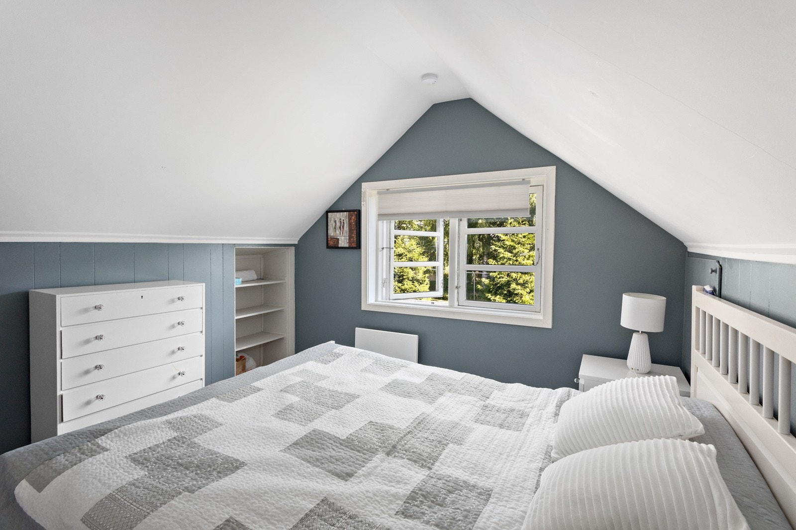 Loftsetg: Soverom Galleribilde