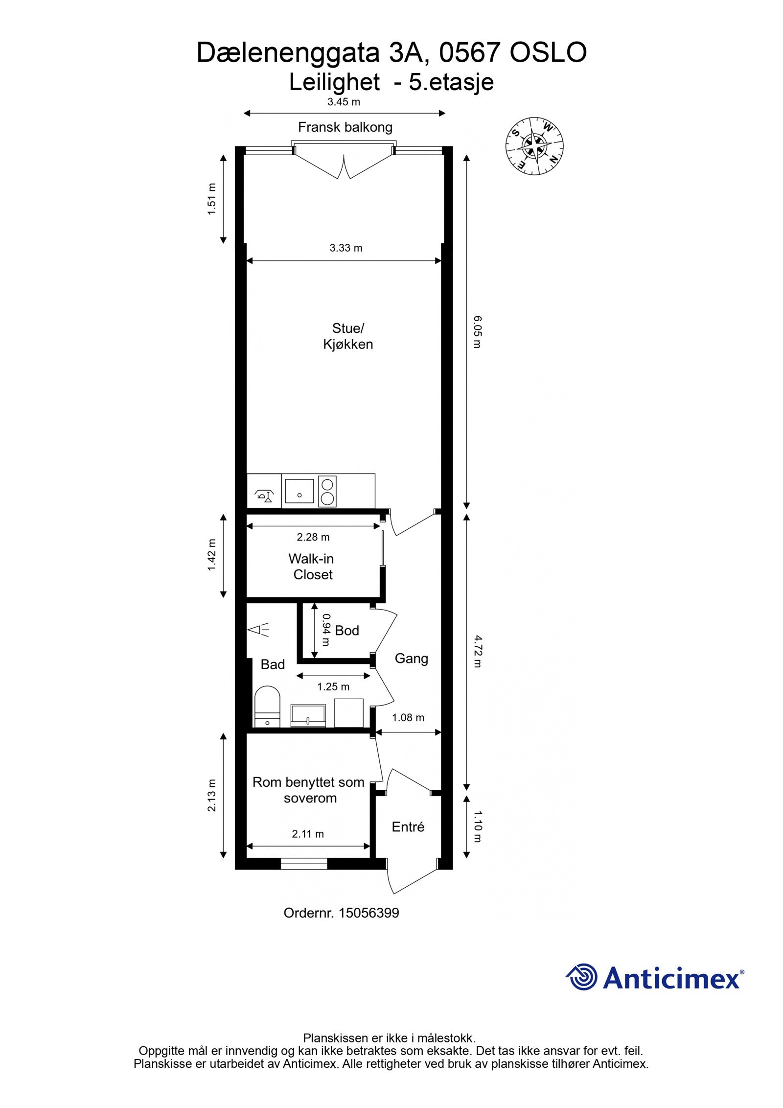 Planskisse Galleribilde