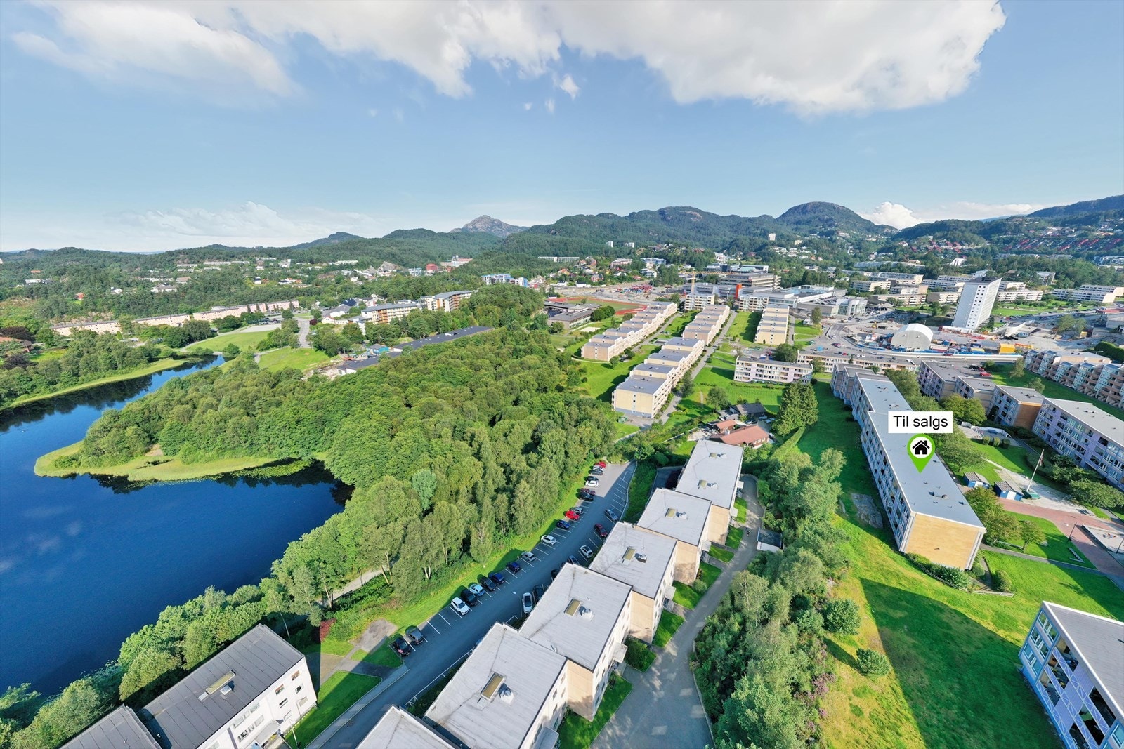 Dronefoto Galleribilde