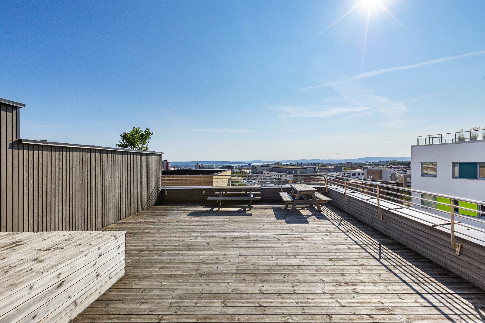 Fellestakterrasse i C-oppgangen Galleribilde