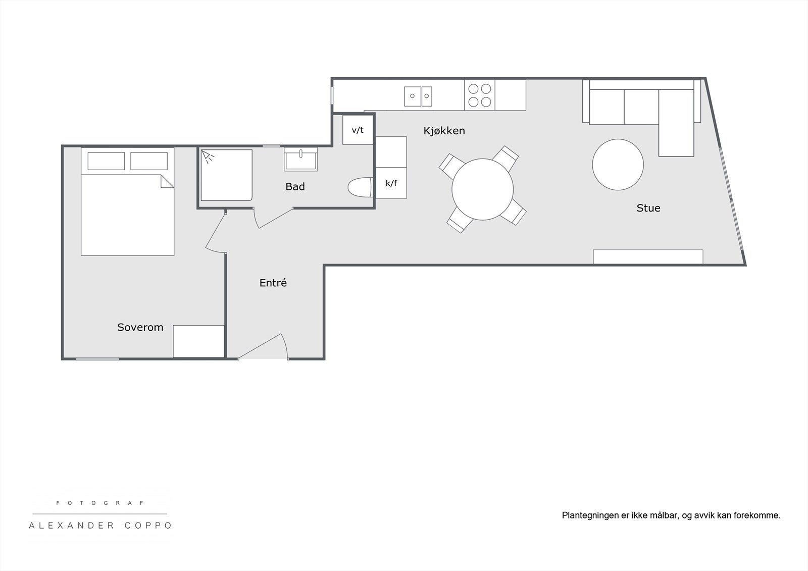 W | Plantegning Galleribilde