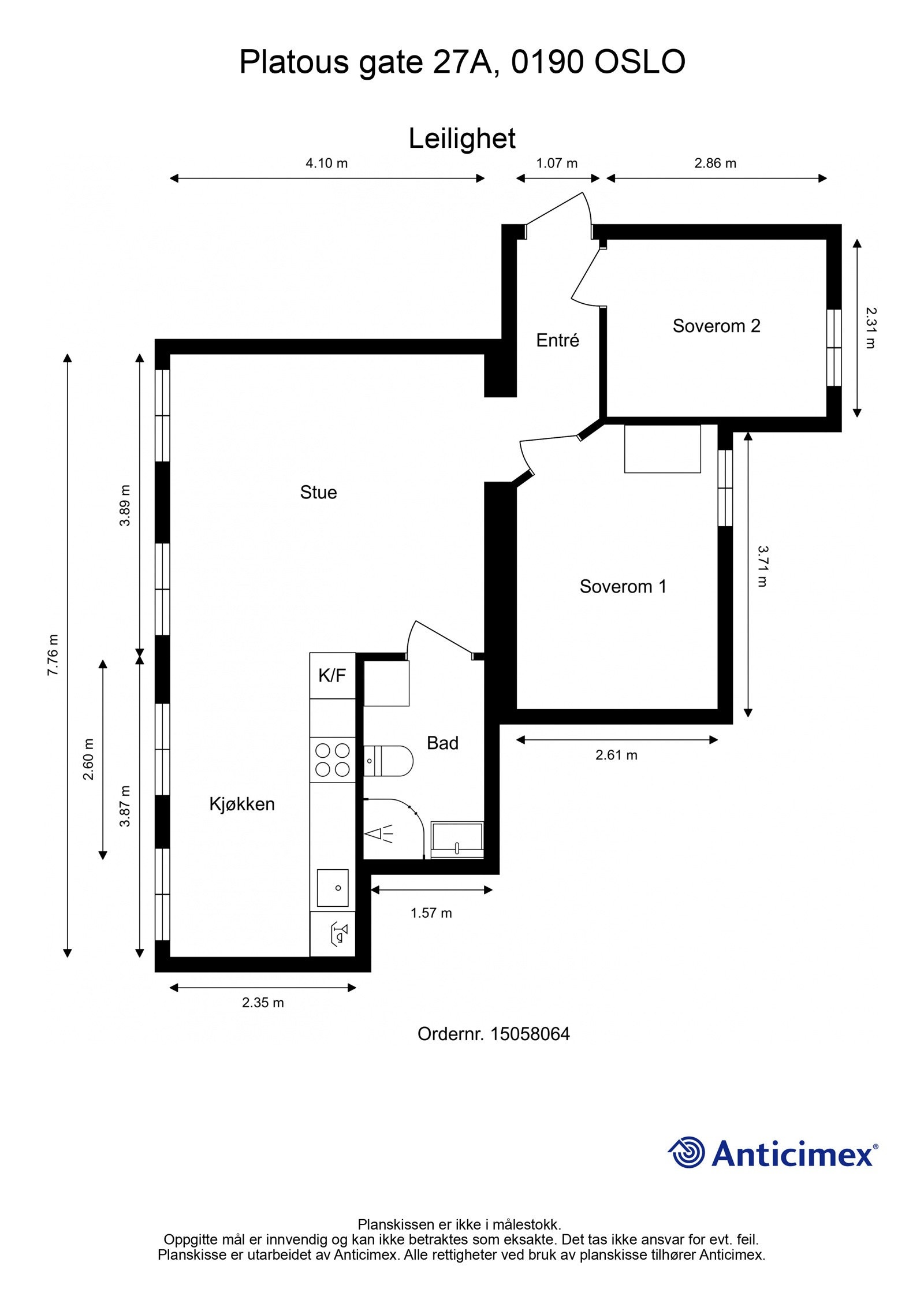 Planskisse. Galleribilde