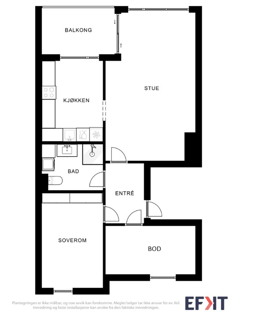 Plantegning. Galleribilde