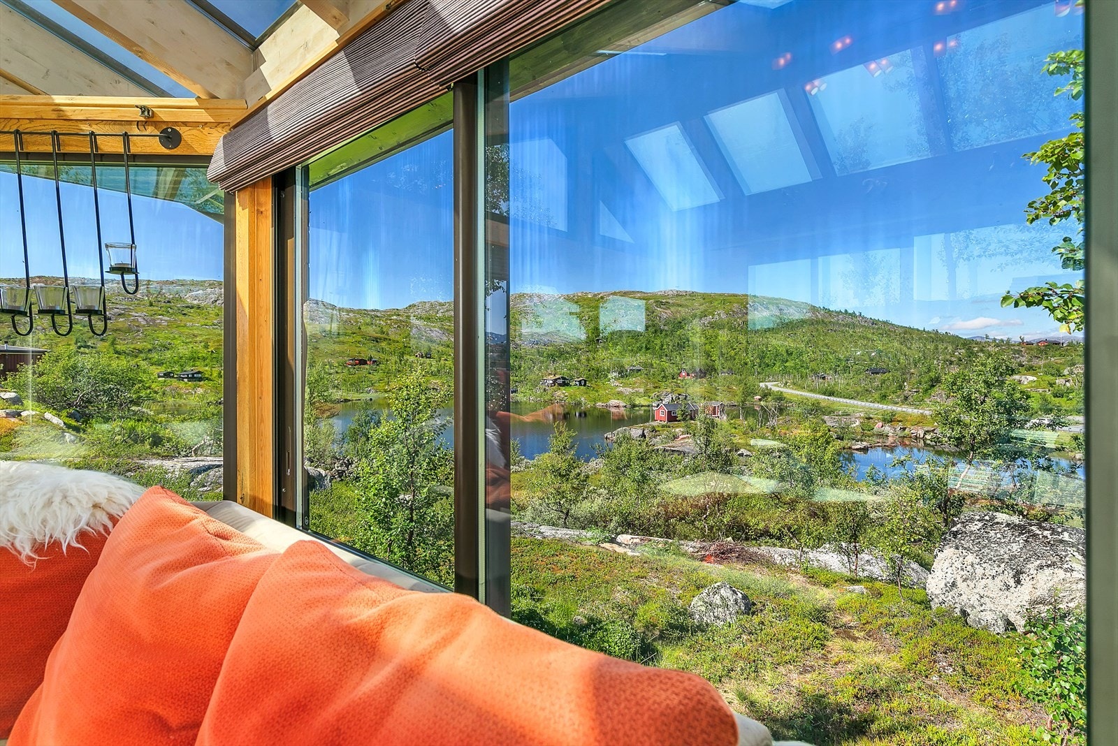 Flott utsikt fra eiendommen. Galleribilde