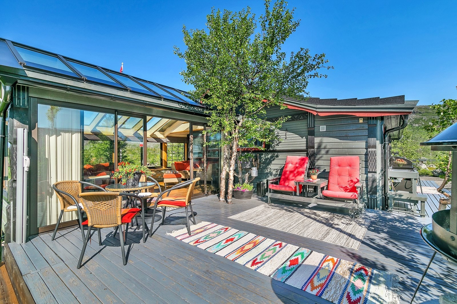 Flott utestue. Galleribilde