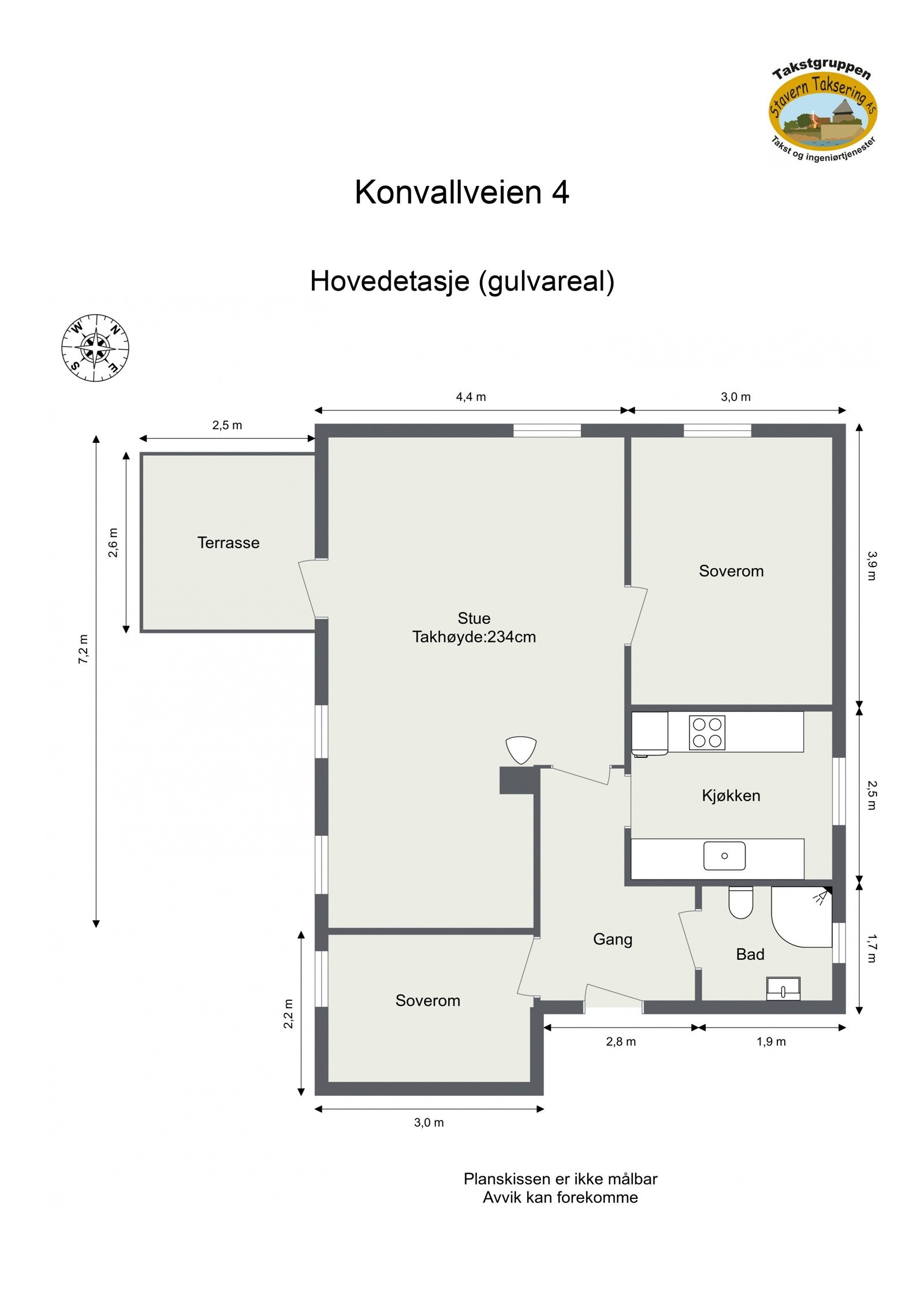 Plantegning Galleribilde