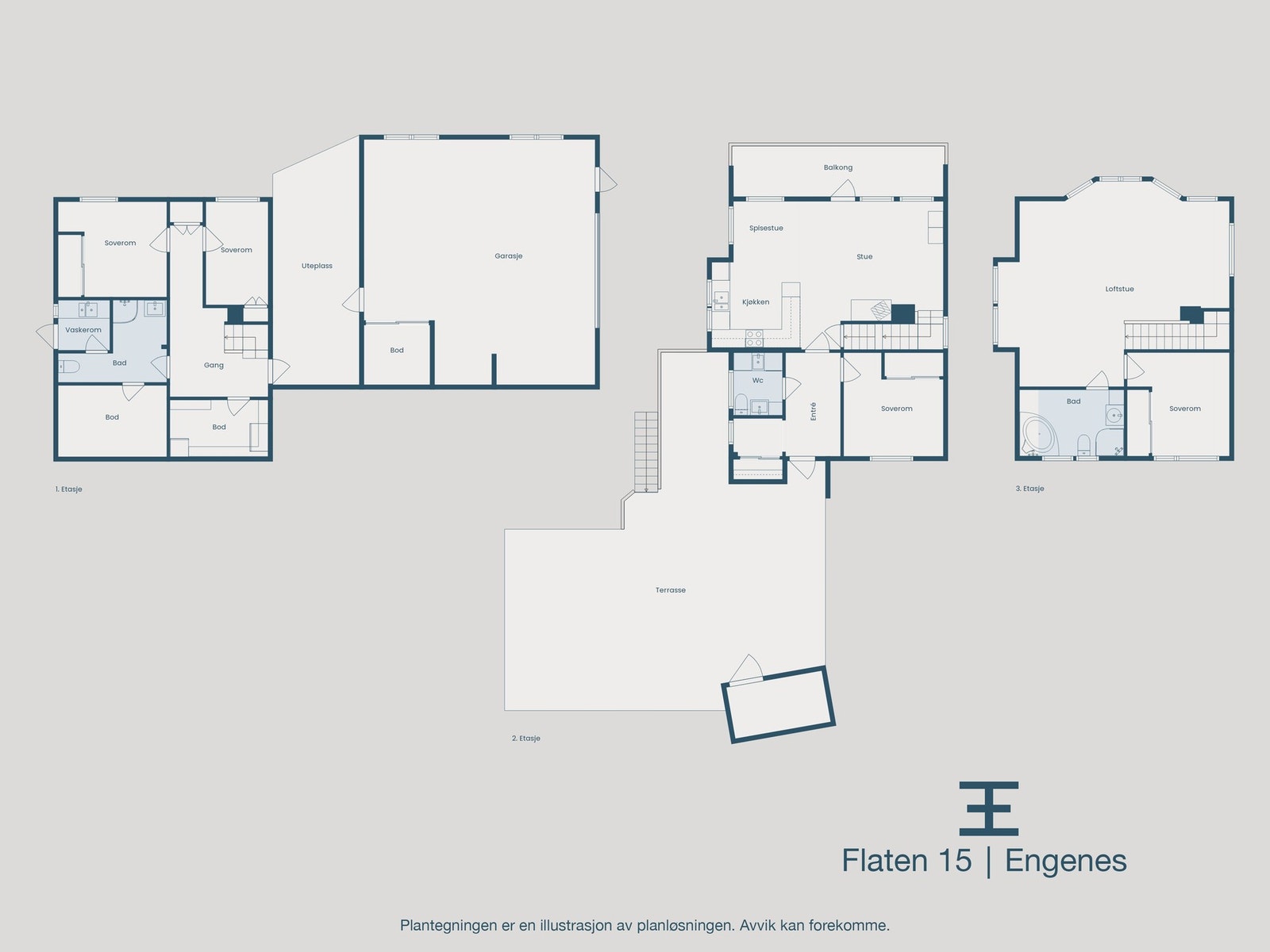 Plantegninger samlet Galleribilde