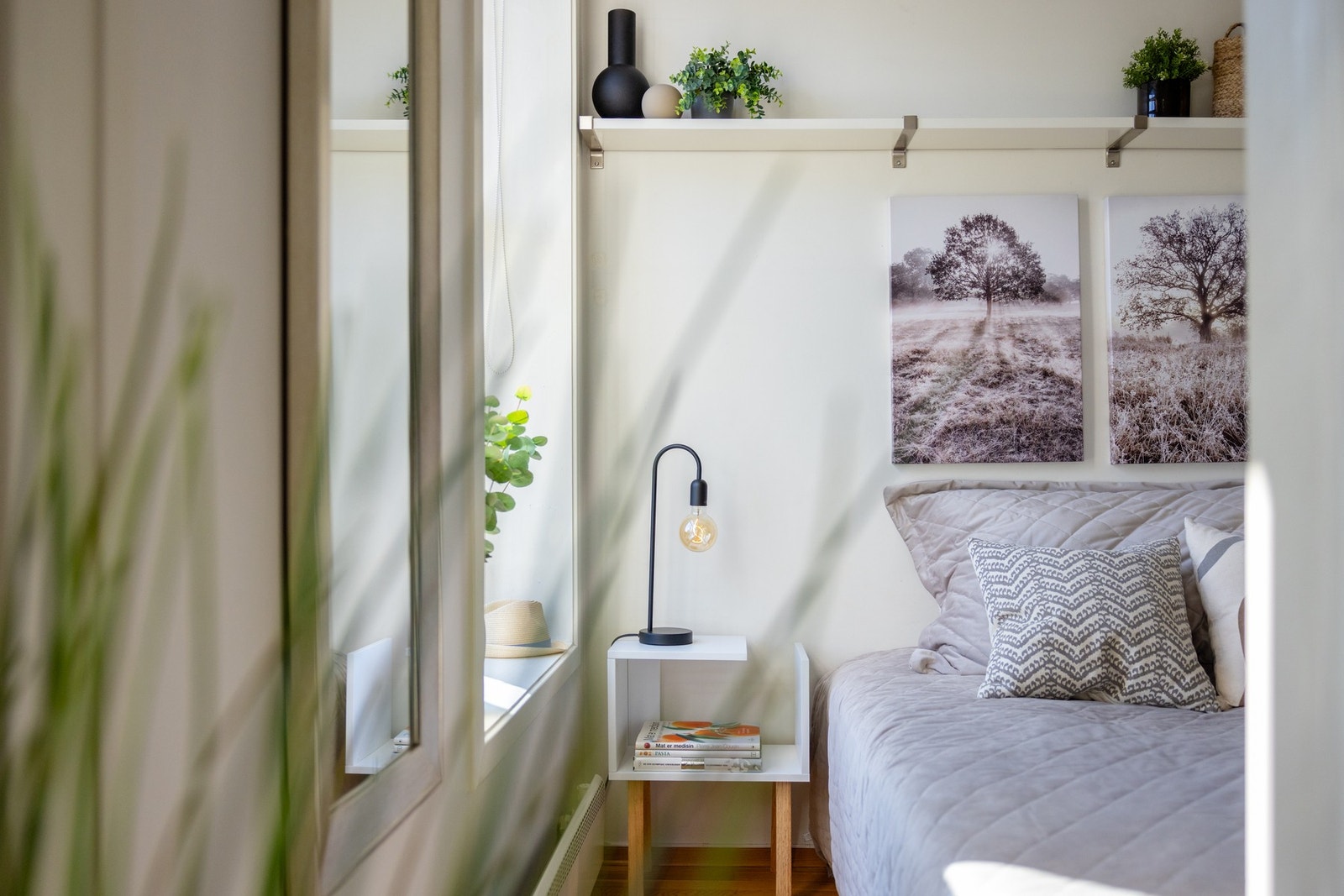 Soverommet er lyst og luftig. Galleribilde