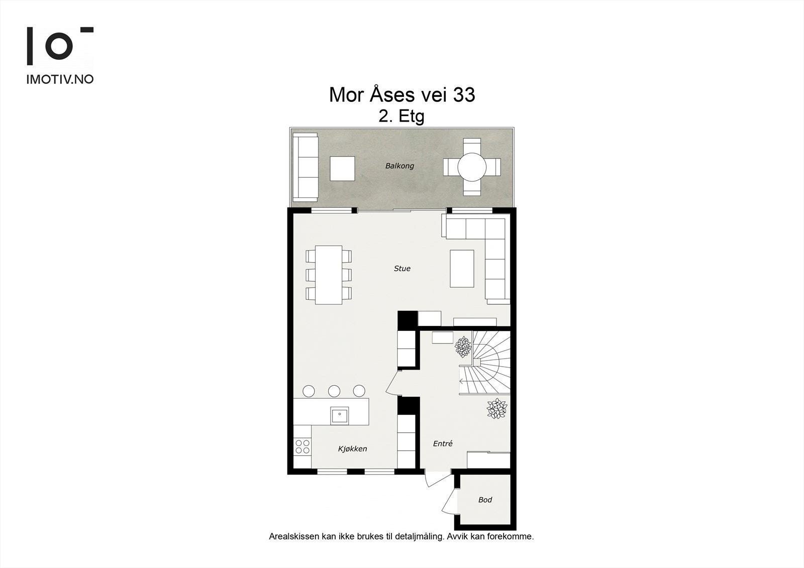 - Plantegning hovedetasje - Galleribilde
