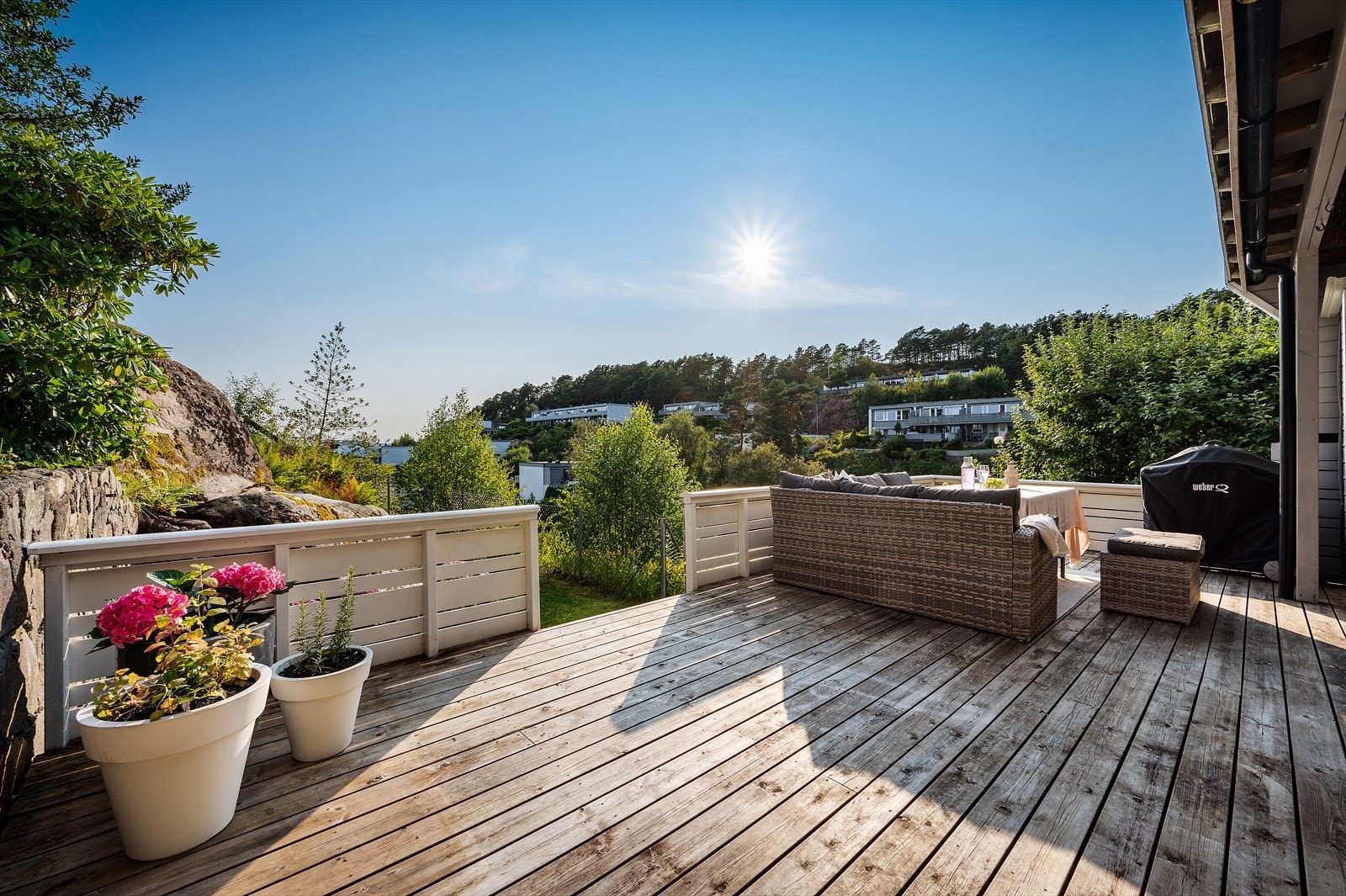 - Terrassen måler 38m² - Galleribilde
