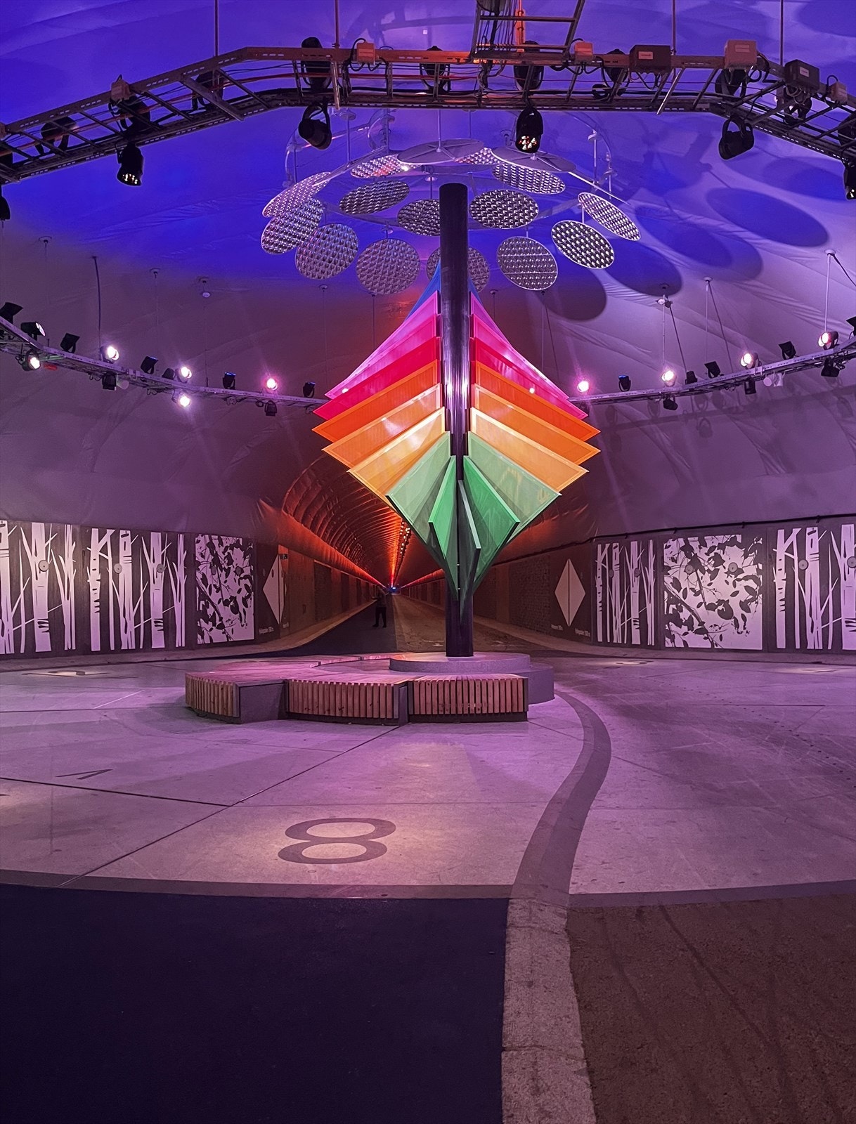 Gang og sykkeltunell Galleribilde