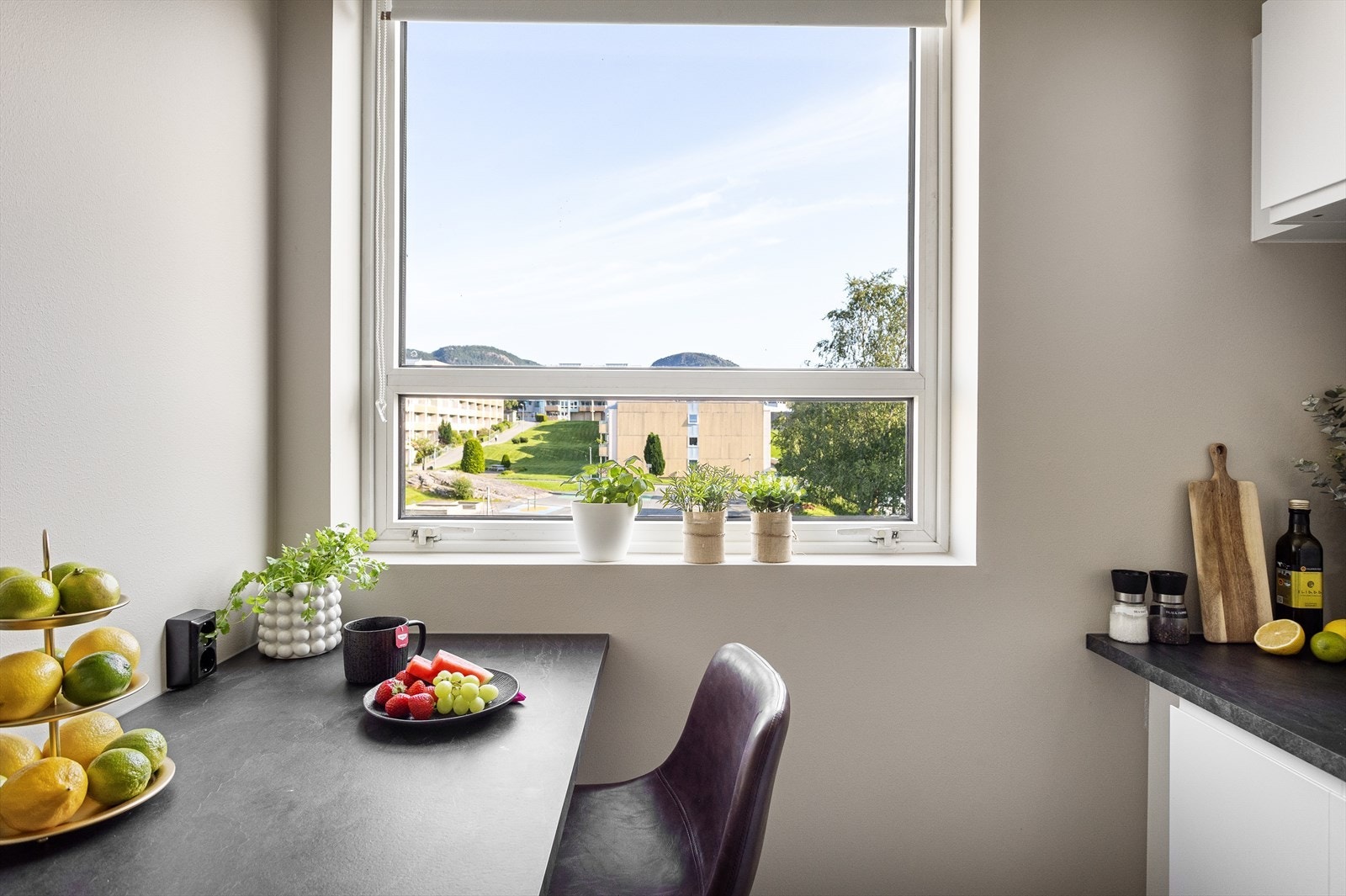 Utsikt fra kjøkkenet Galleribilde