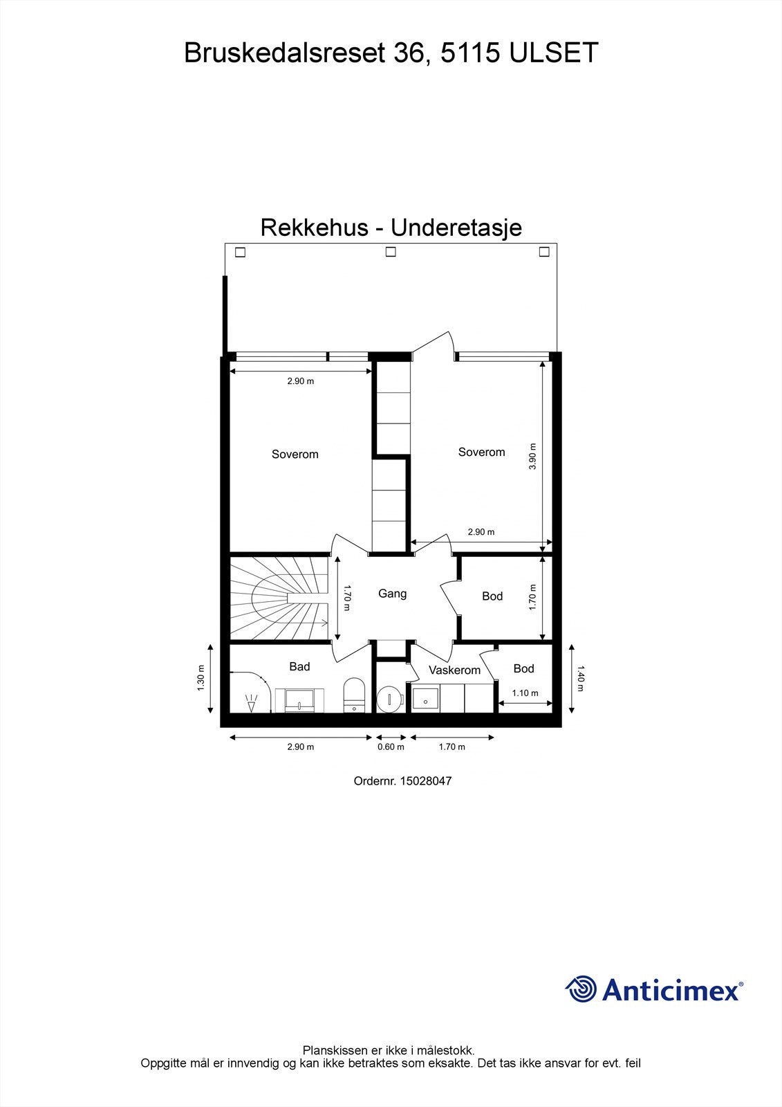Krogsveen | Planløsning underetasje Galleribilde