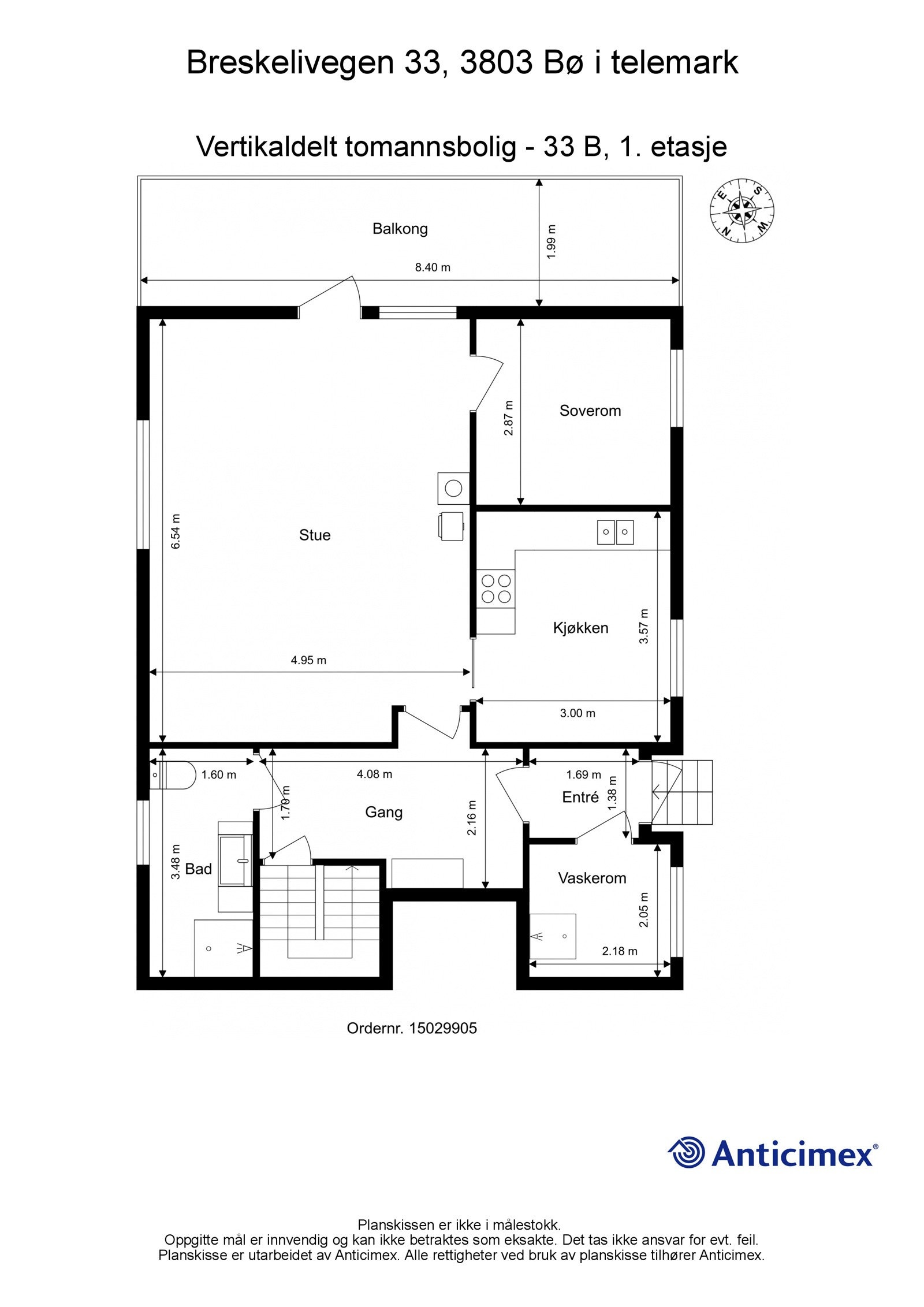 33B - Plantegning etasje1 Galleribilde