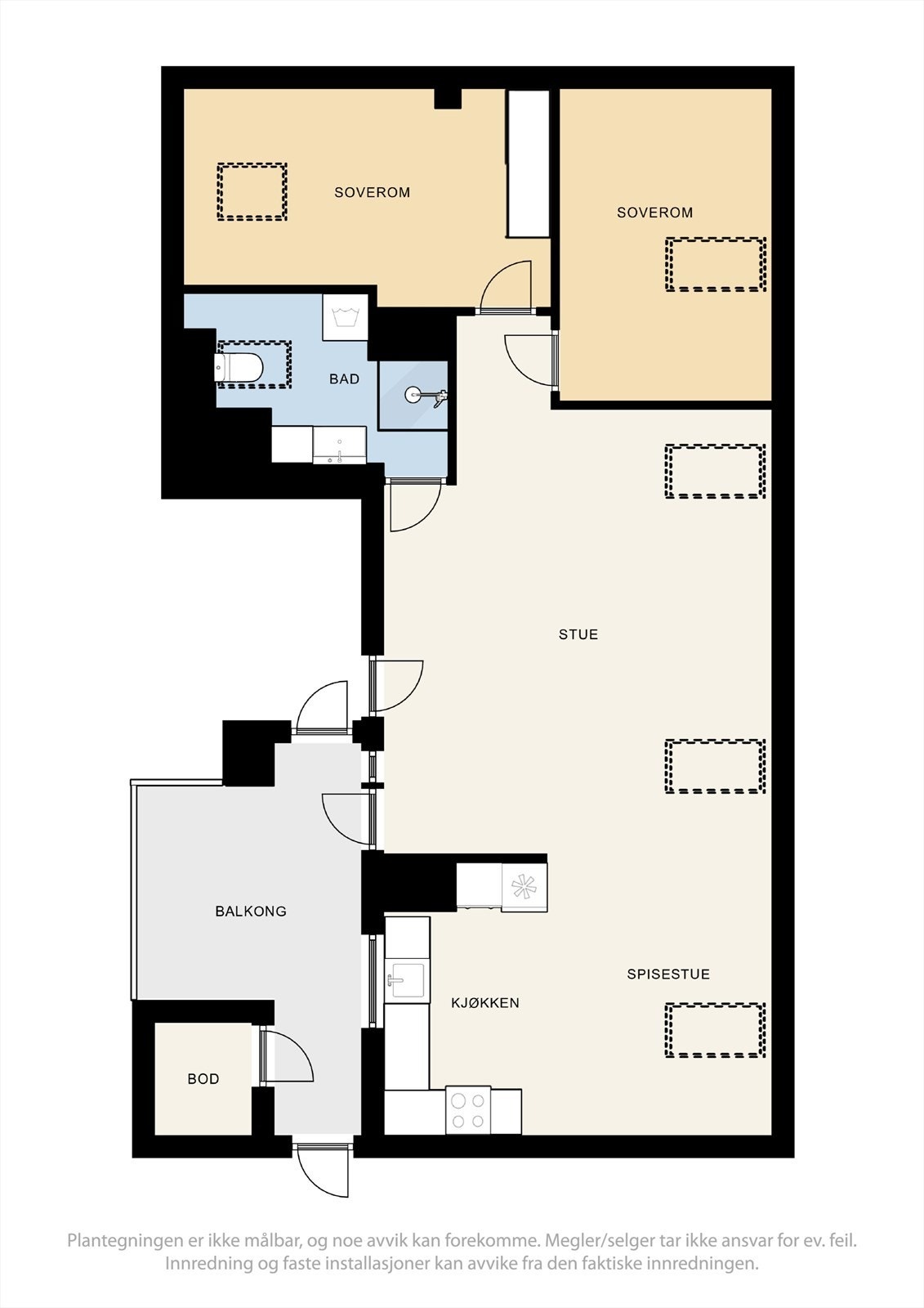 Plantegning Galleribilde