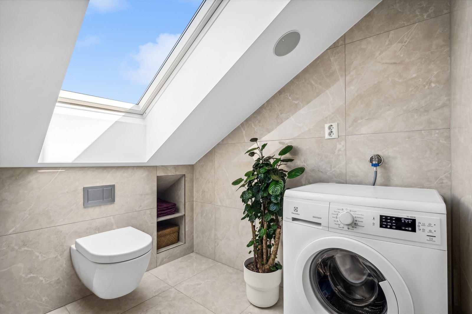 Her er det opplegg for vaskemaskin Galleribilde