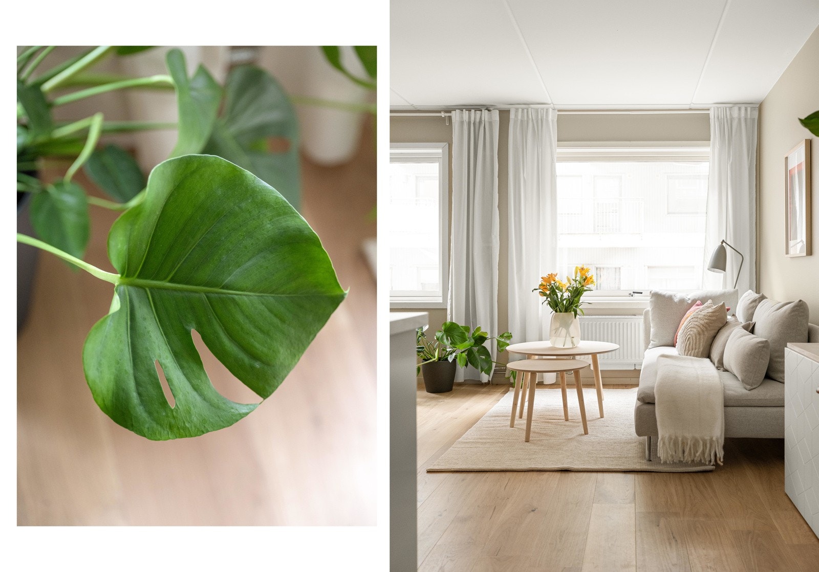 Stuen er et herlig oppholdsrom med mengder av plass, så vi fortsetter her inne. Galleribilde