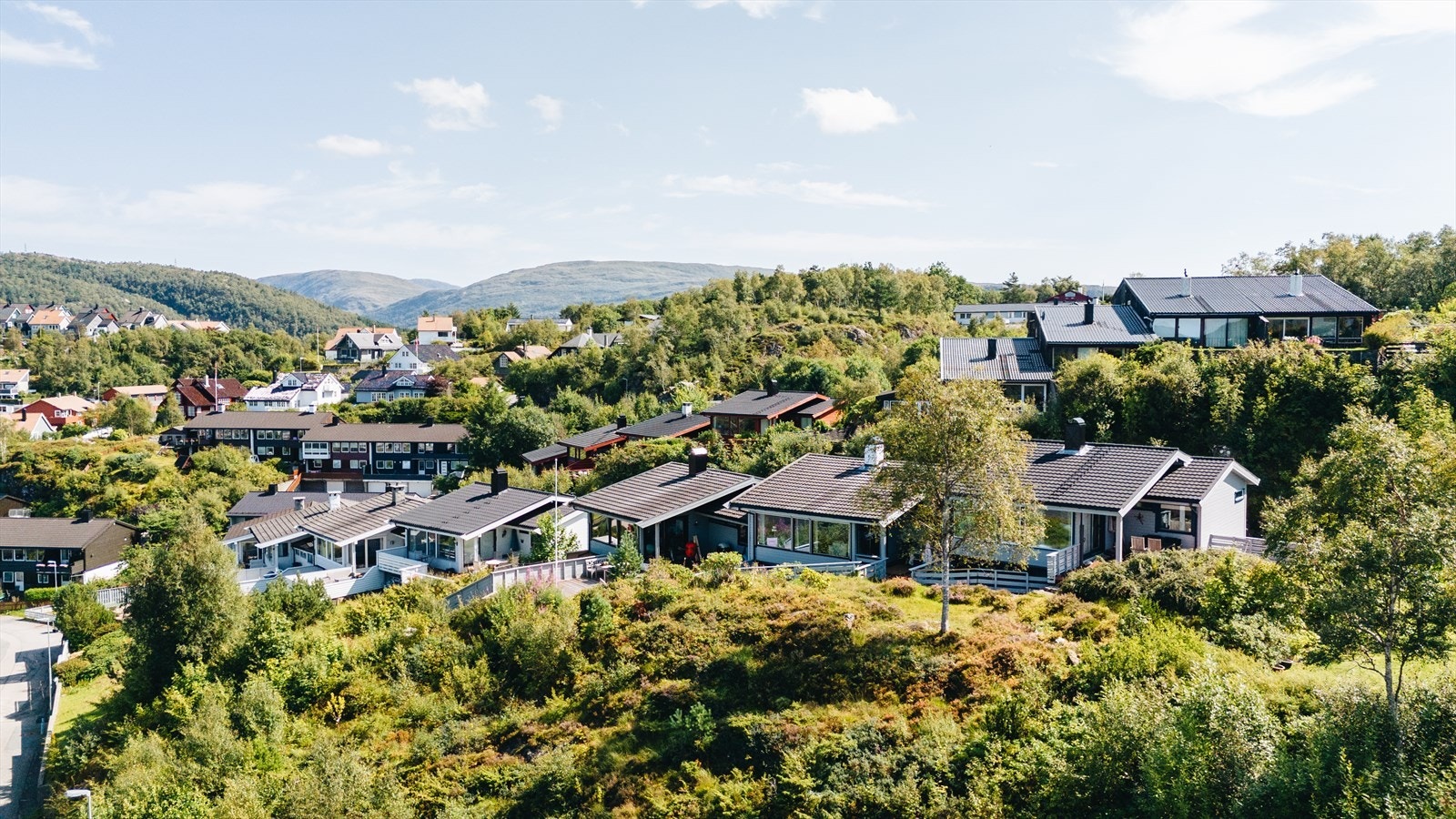 Husrekken ligger skjermet til, og det er ingen gjennomgangstrafikk. Galleribilde