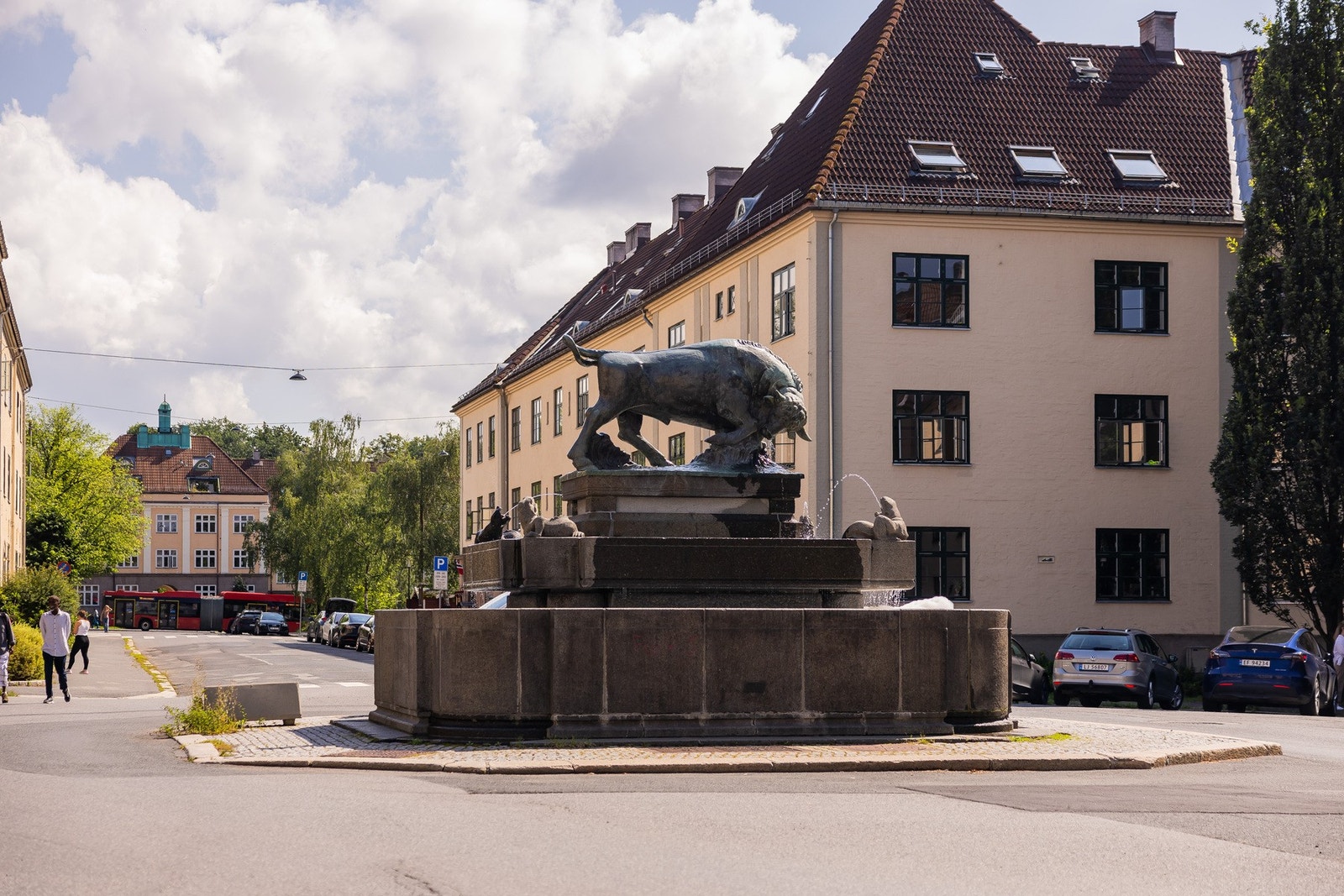 Oksefontenen på Torshov Galleribilde