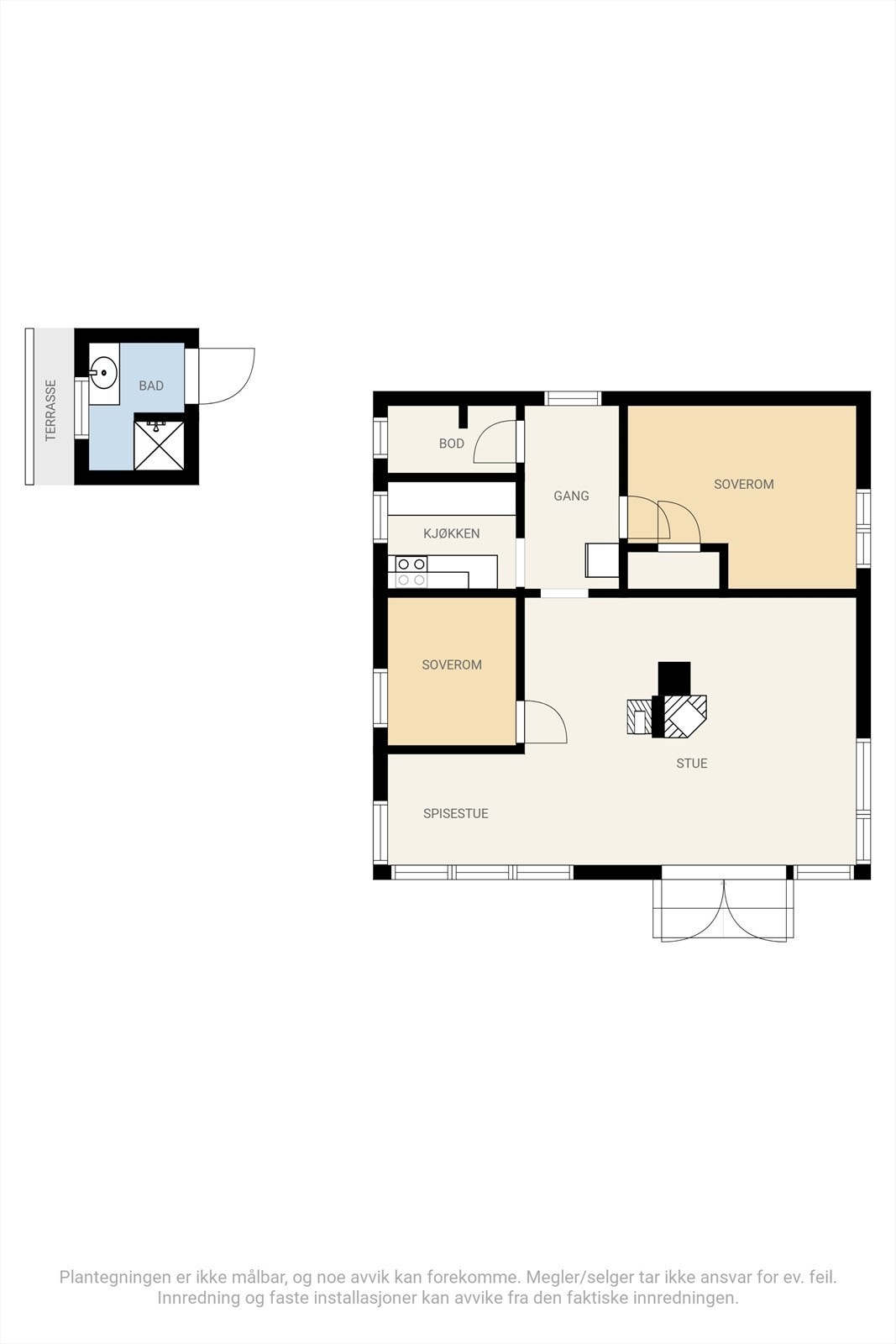 Plantegning Galleribilde