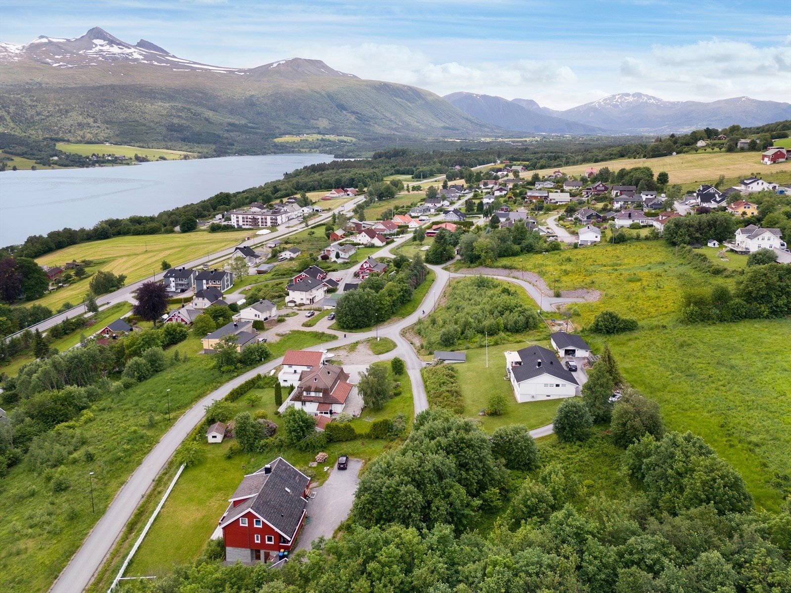 Tomt sett fra øst. Galleribilde