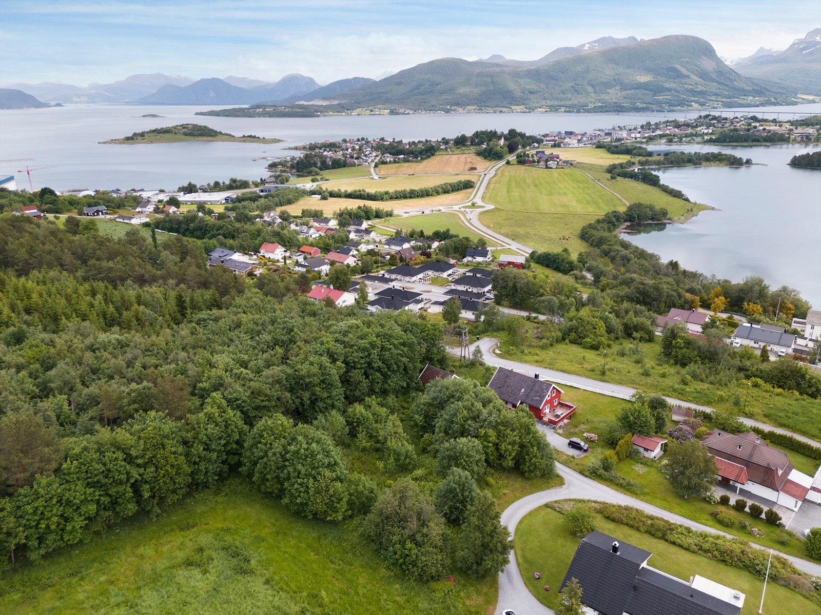 Tomt sett fra nordvest. Galleribilde