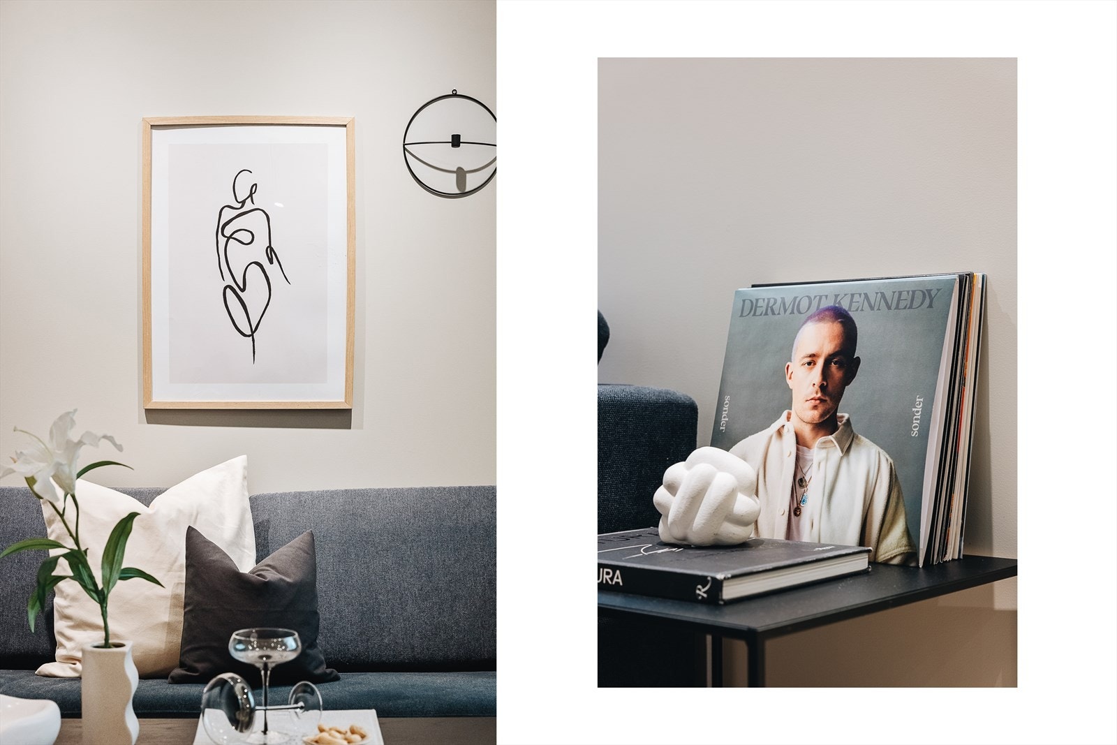 Detaljer stue. Galleribilde