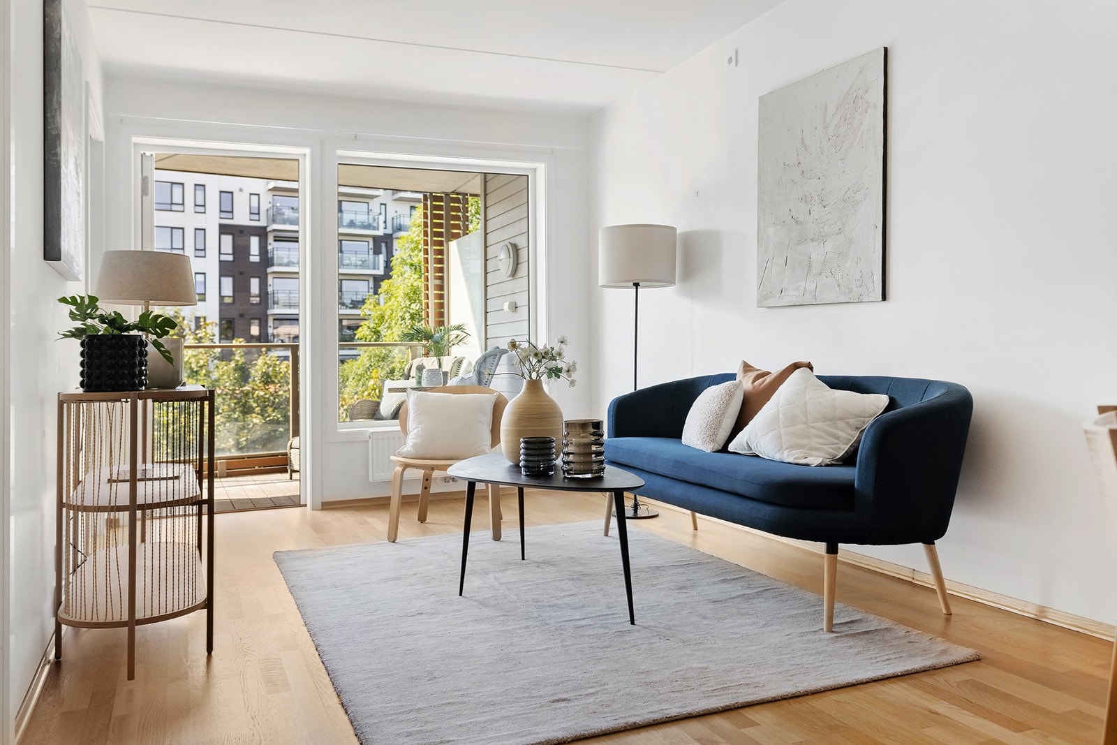 Fine lysforhold i stuen Galleribilde