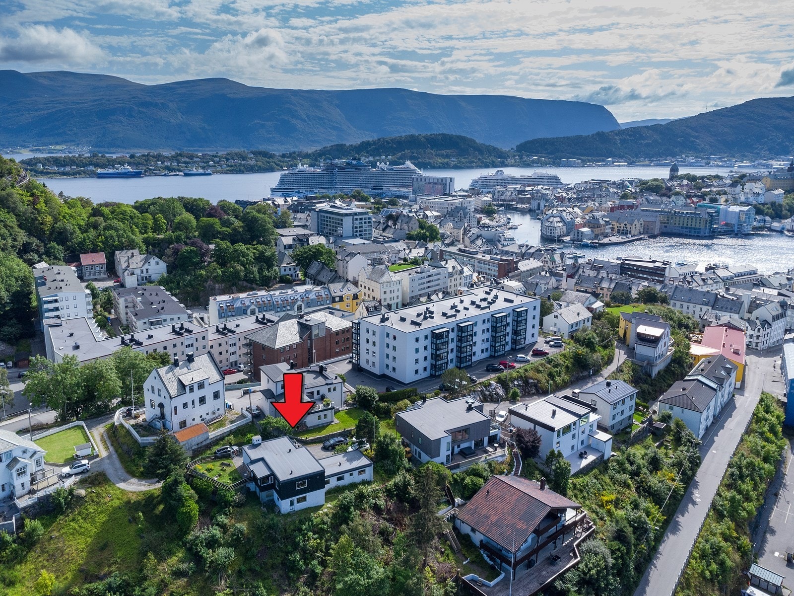 Oversiktsbilde av området. Galleribilde