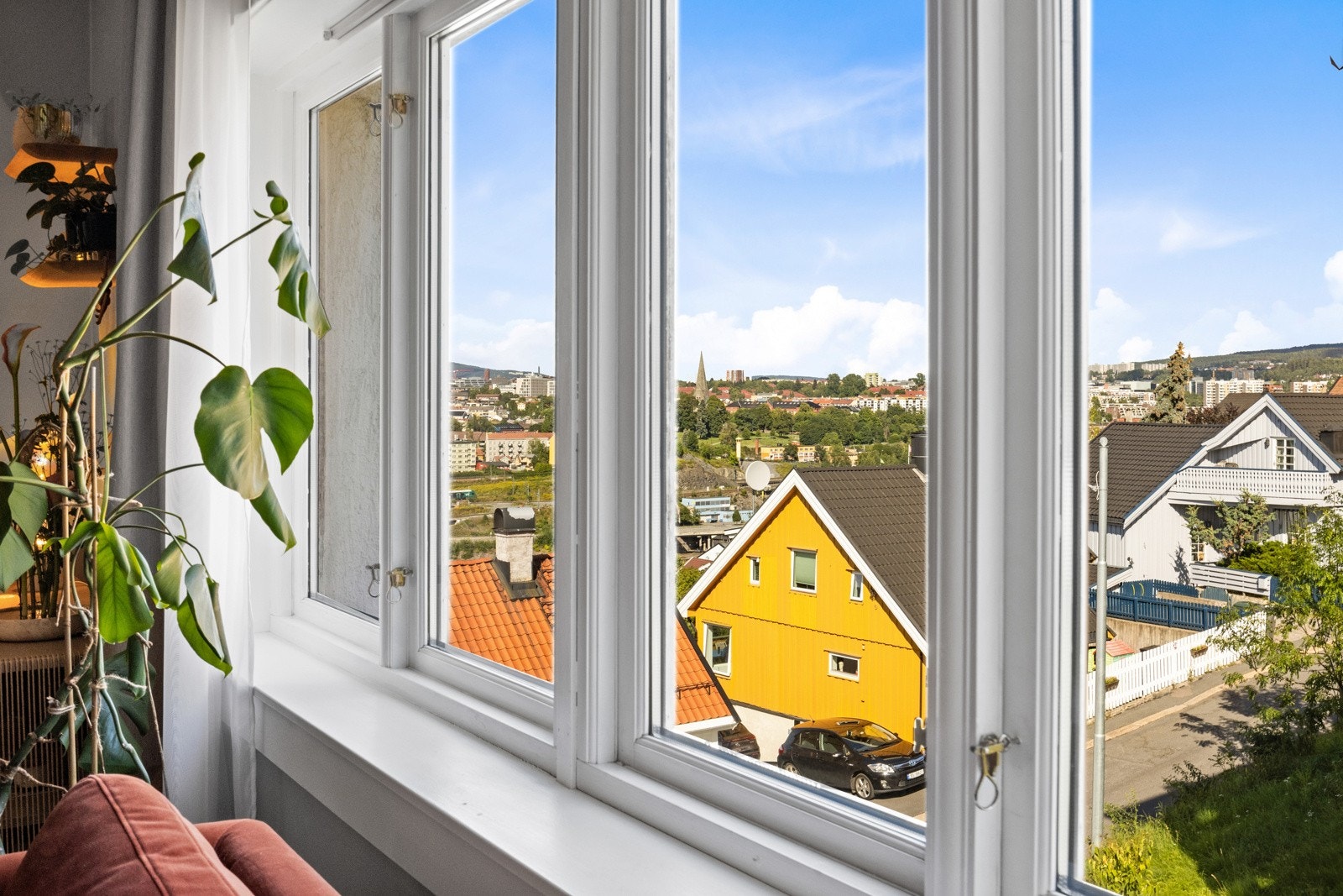 Flott utsikt fra stuen Galleribilde
