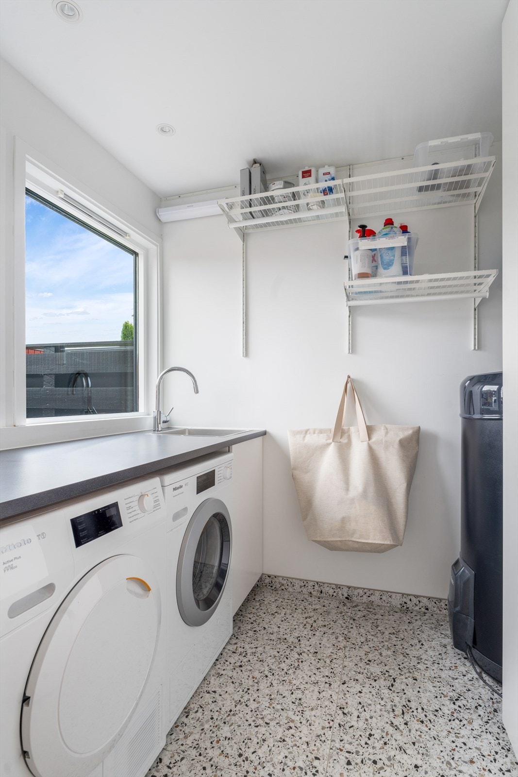 Praktisk vaskerom. Galleribilde