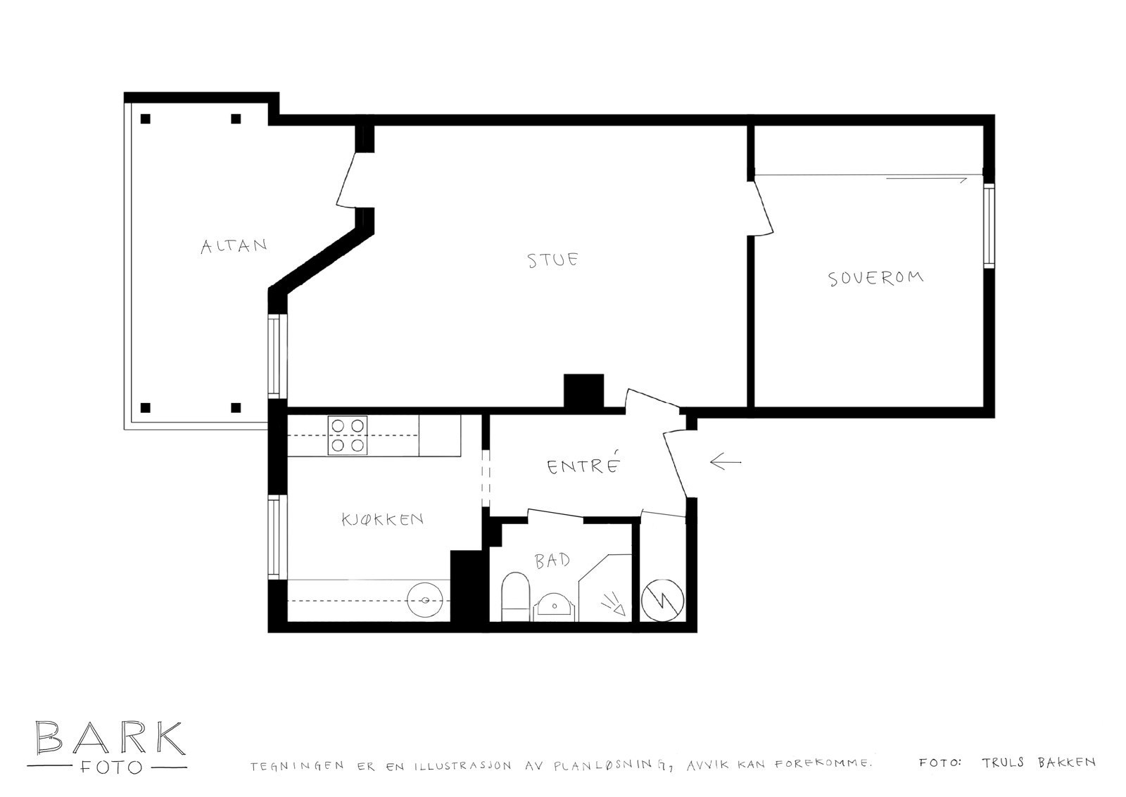 Plantegning Galleribilde