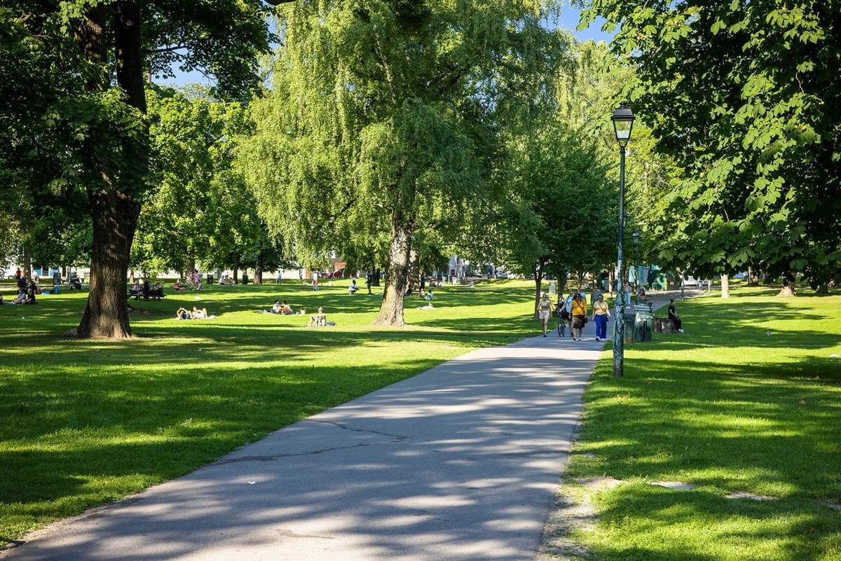 Sofienbergparken ligger i kort gangavstand til boligen. Galleribilde