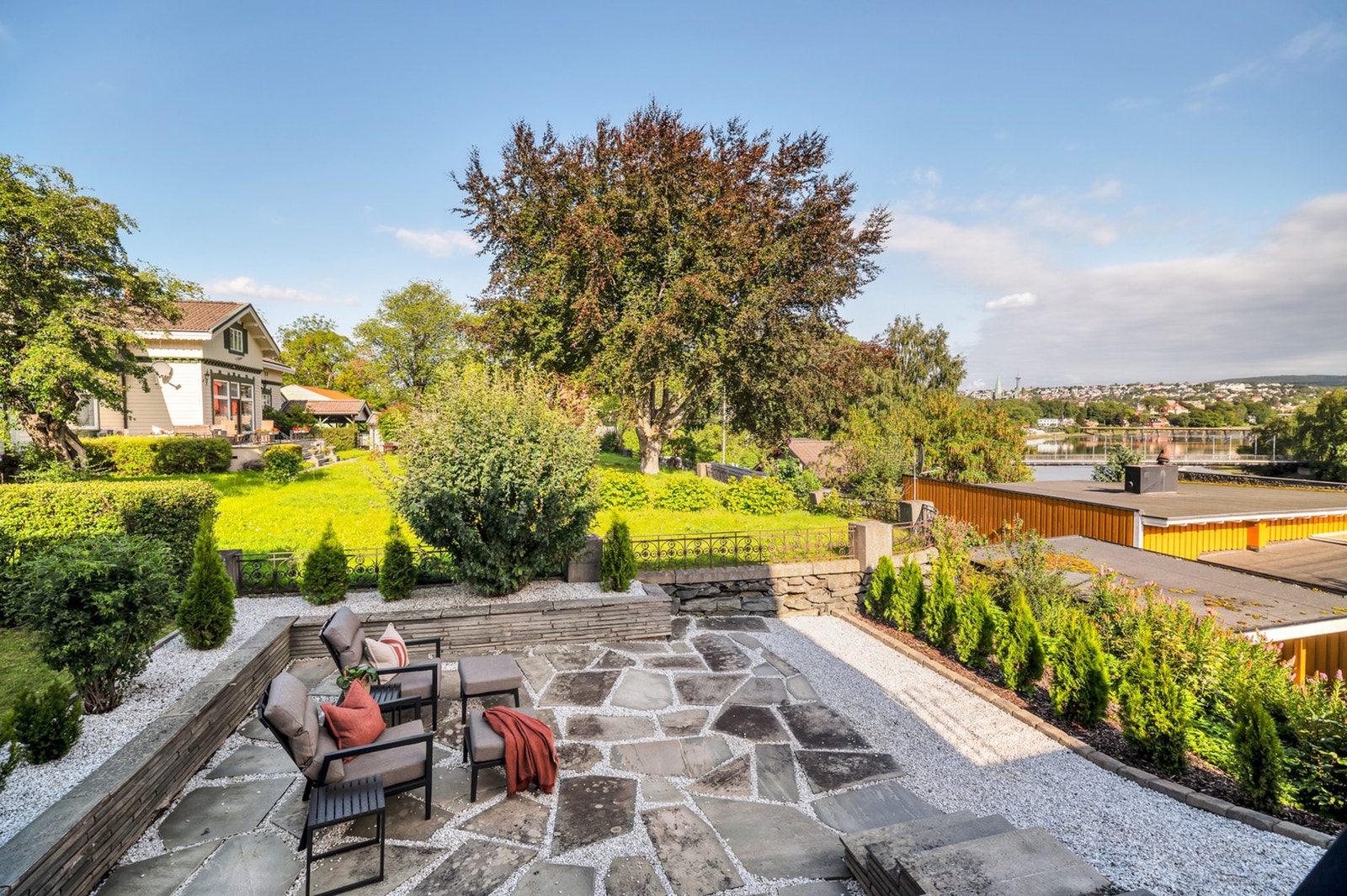 Her kan man nyte varme dager i sommerhalvåret. Galleribilde