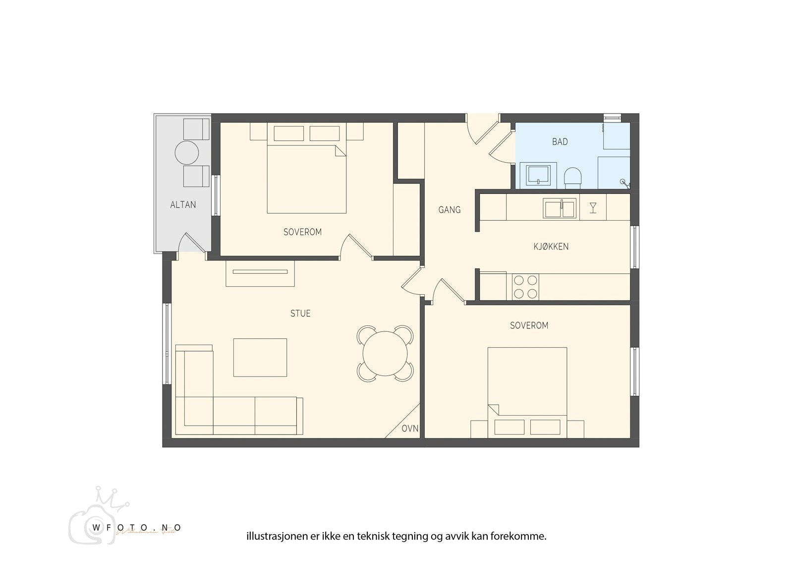 - Plantegning - Galleribilde