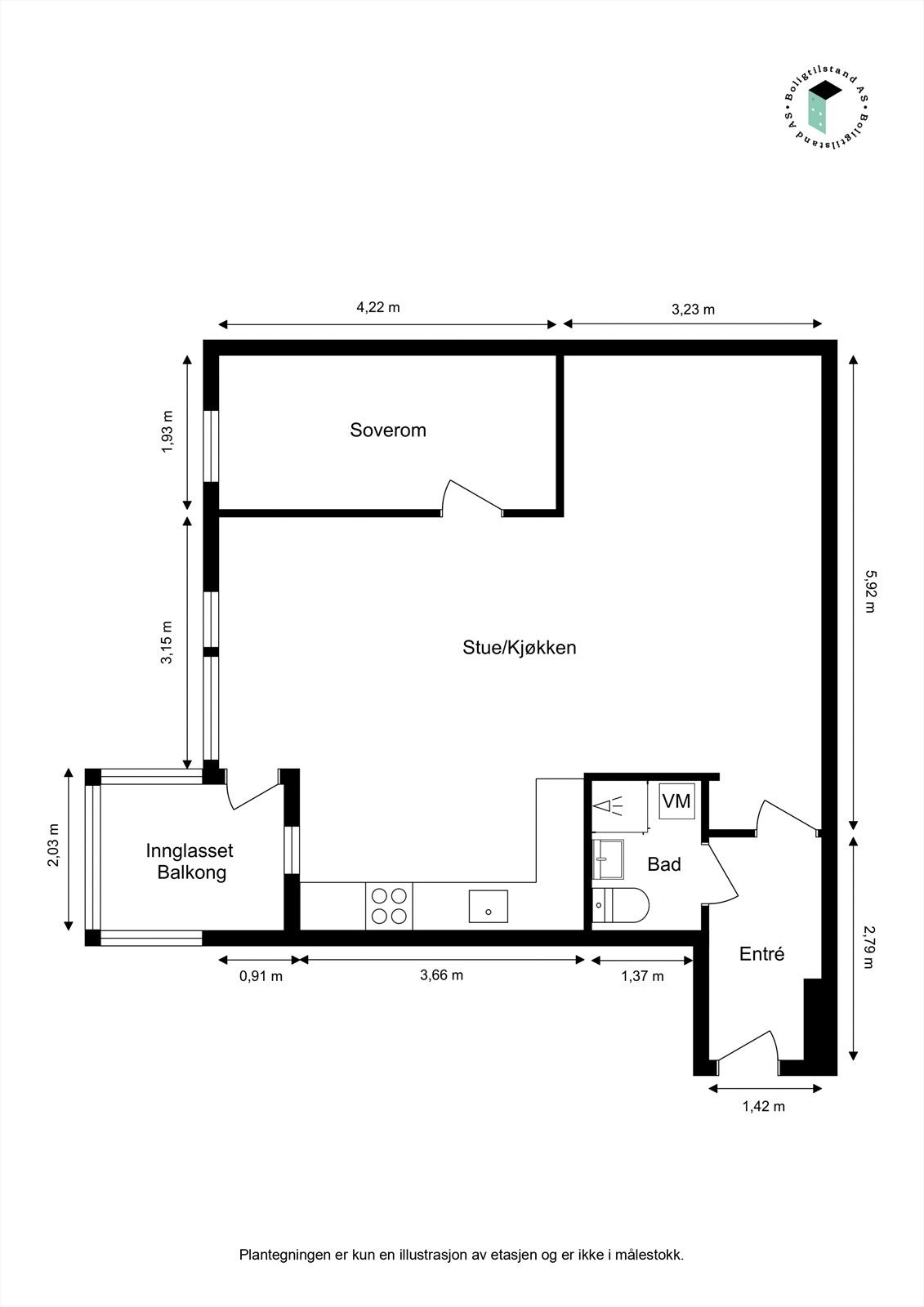 Plantegning. Galleribilde