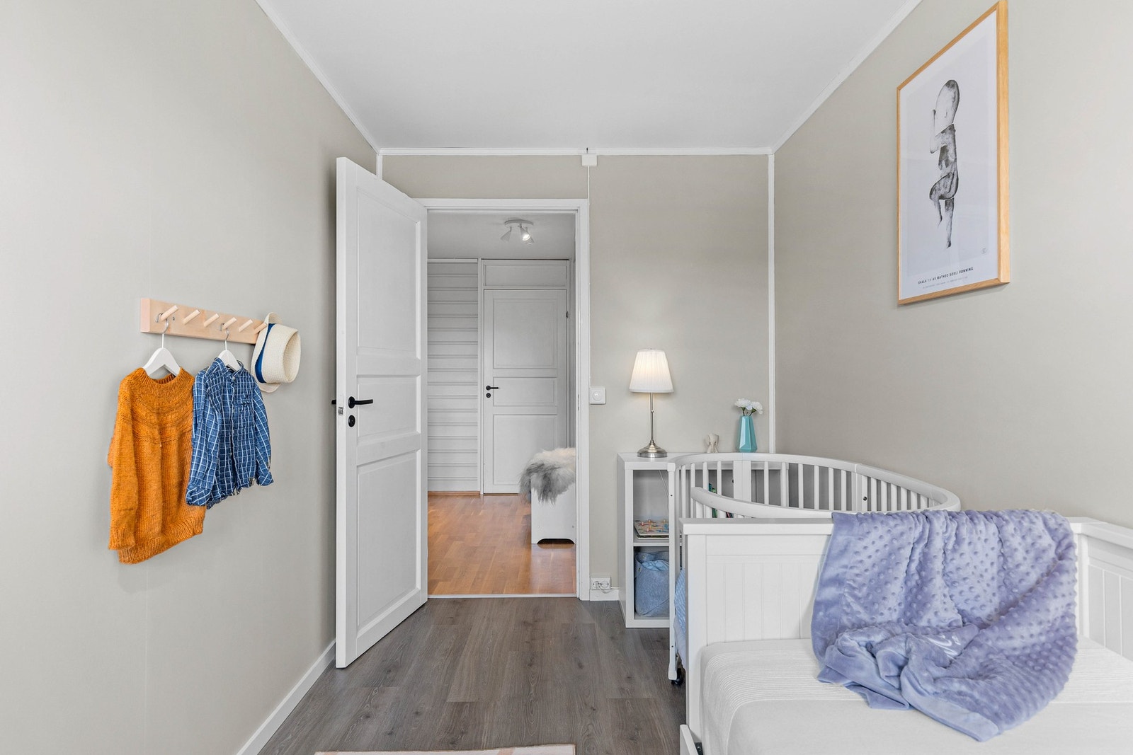 Rommet passer godt både som barnerom, gjesterom eller kontor. Galleribilde