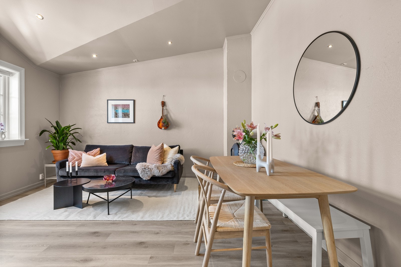 Her kan dere invitere til hyggelige middagskvelder. Galleribilde