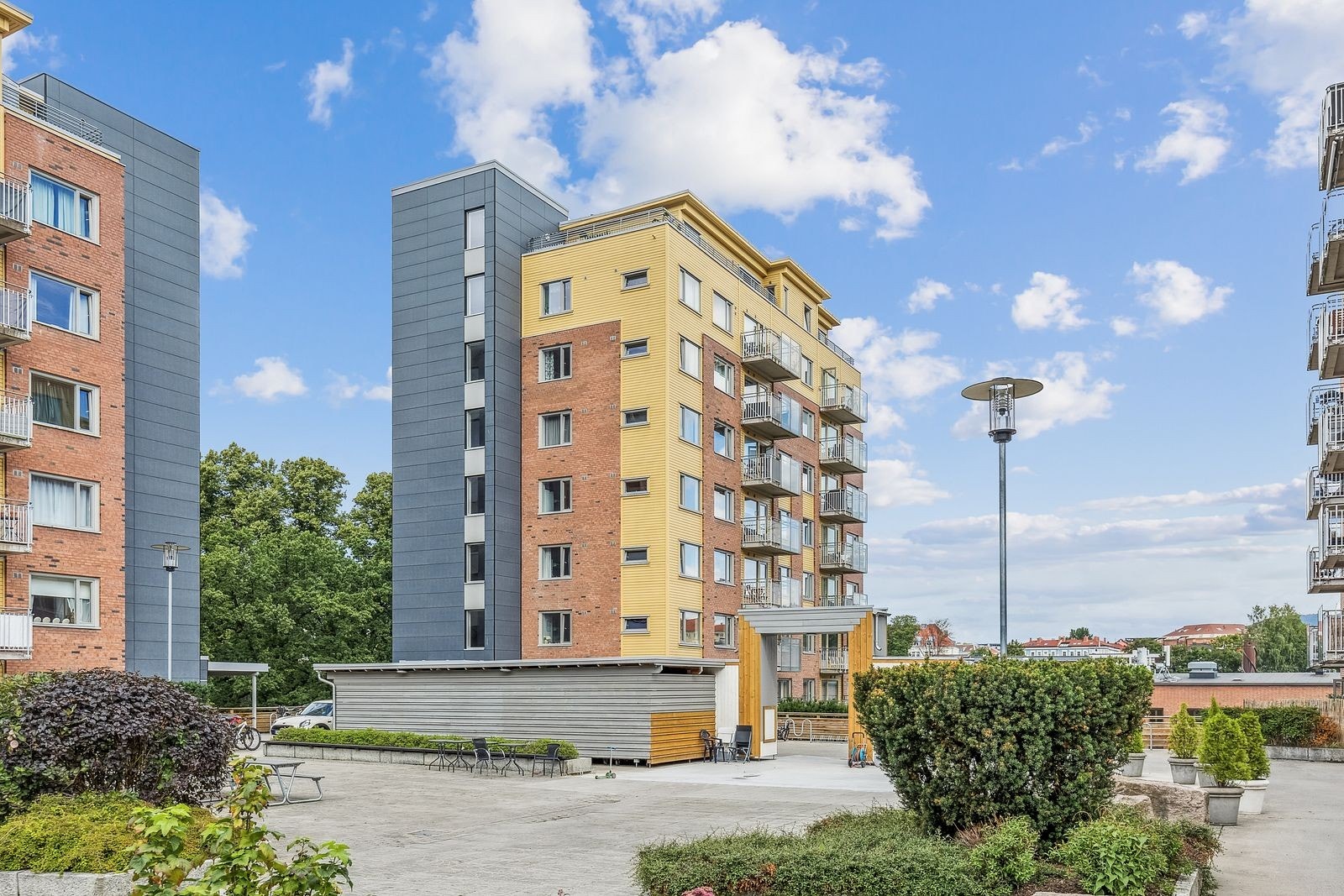 Byggets fasade. Galleribilde