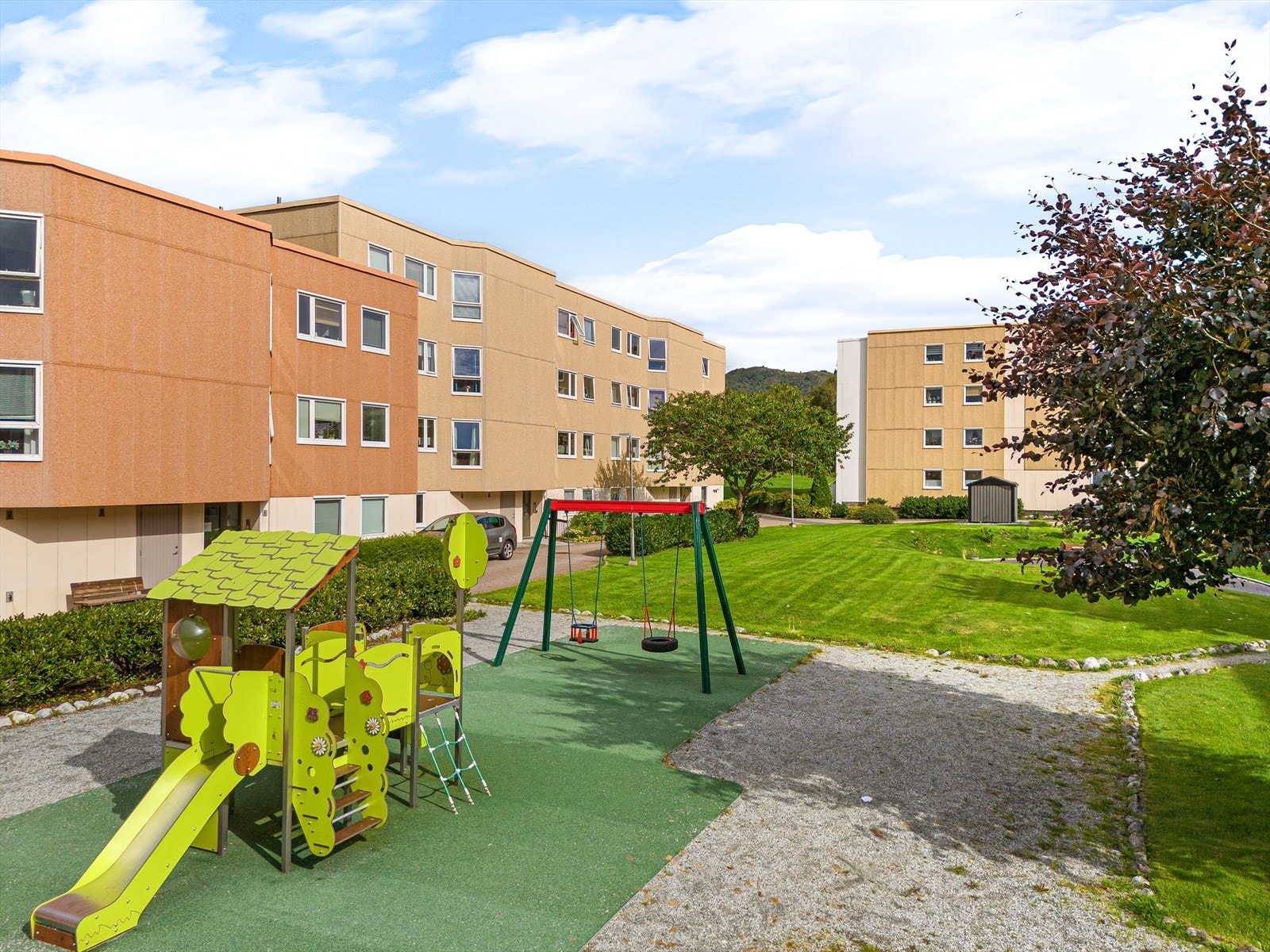 Rosenkilde består av 198 leiligheter og er kanskje det mest sentrale borettslaget bydelen har å by på Galleribilde