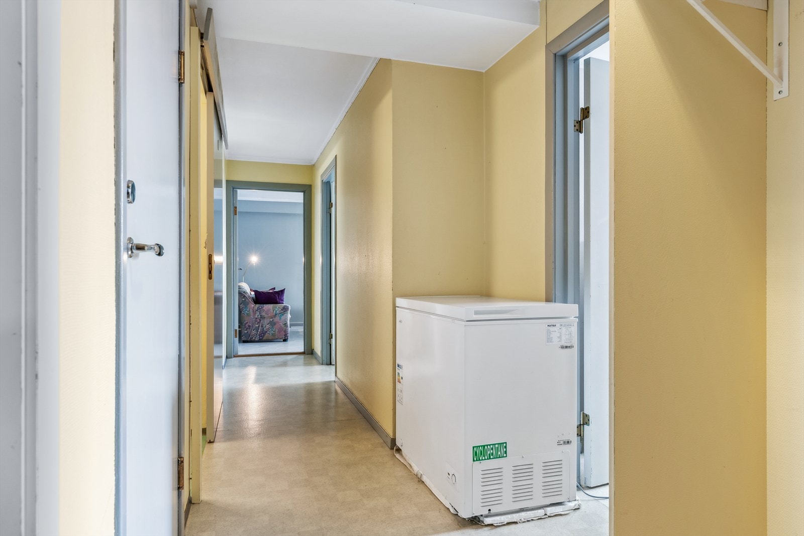 Fra entréen er det videre adkomst til resten av leiligheten. Galleribilde