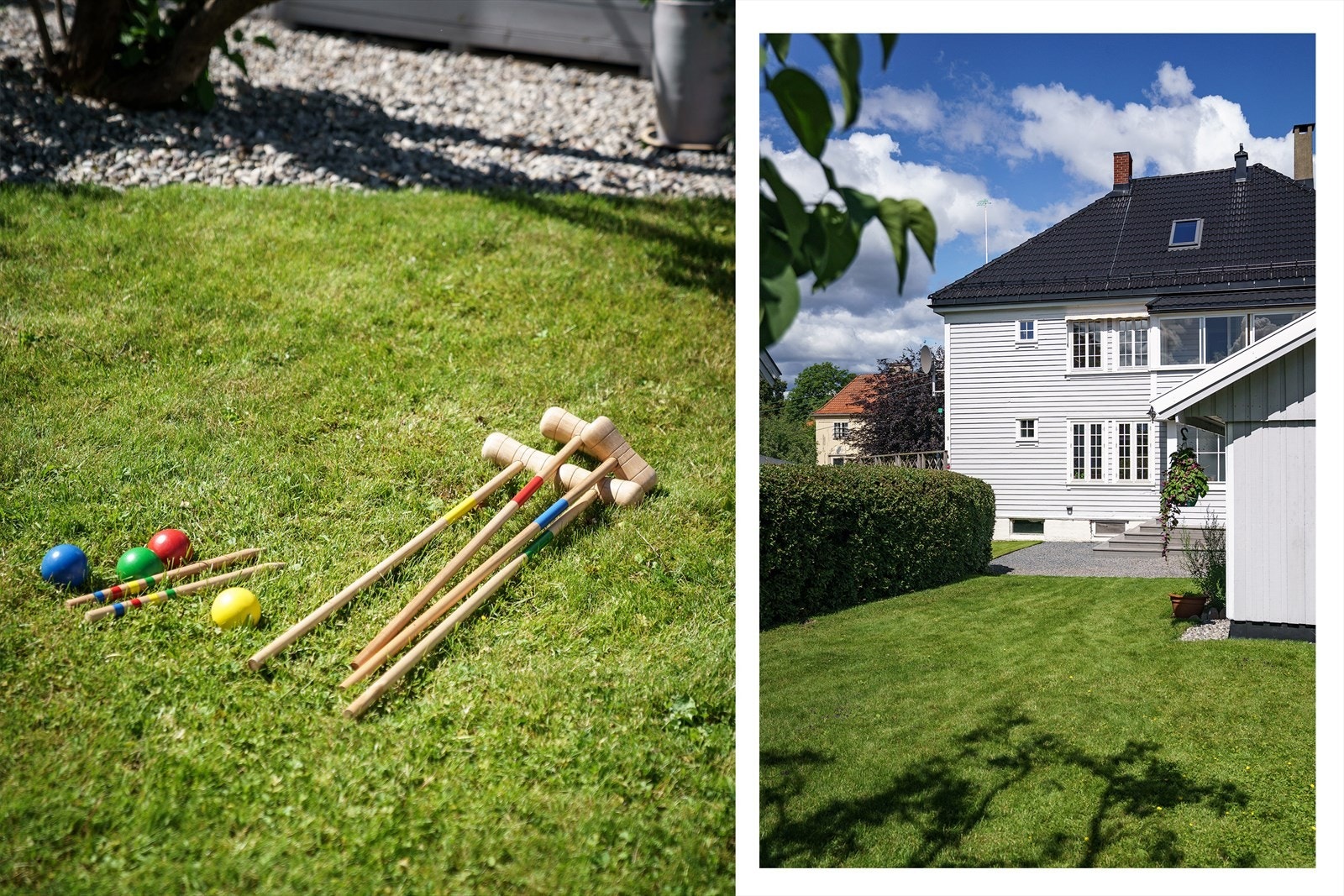 Eiendommen er en eget eiet parsell fra Frydenberg Hovedgård. Selgers morfar, Thv. Nordahl, var en jernbane-mann fra Trondheim. Det er grunnen til at navnet på huset ble Nidaros og navnene ble skrevet på en marmorplate på den høyre portstolpen Galleribilde