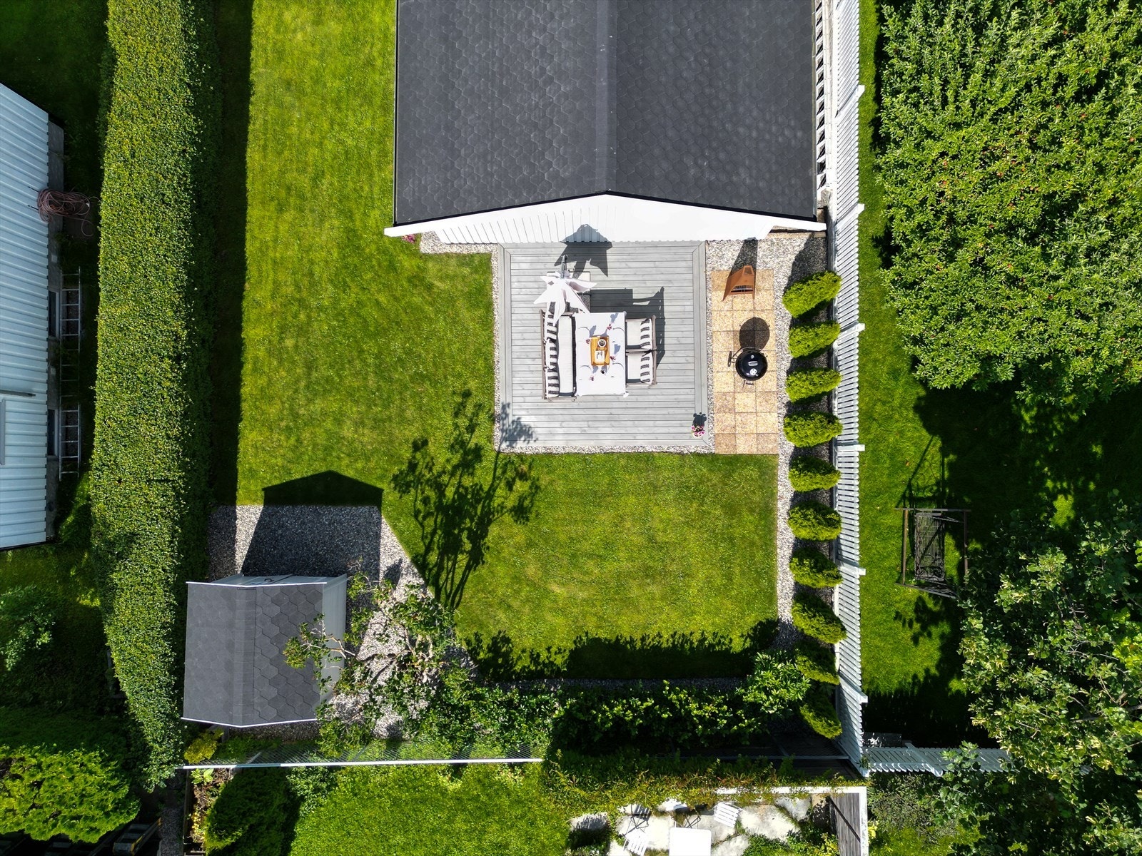 Oversiktsbilde av hagen Galleribilde