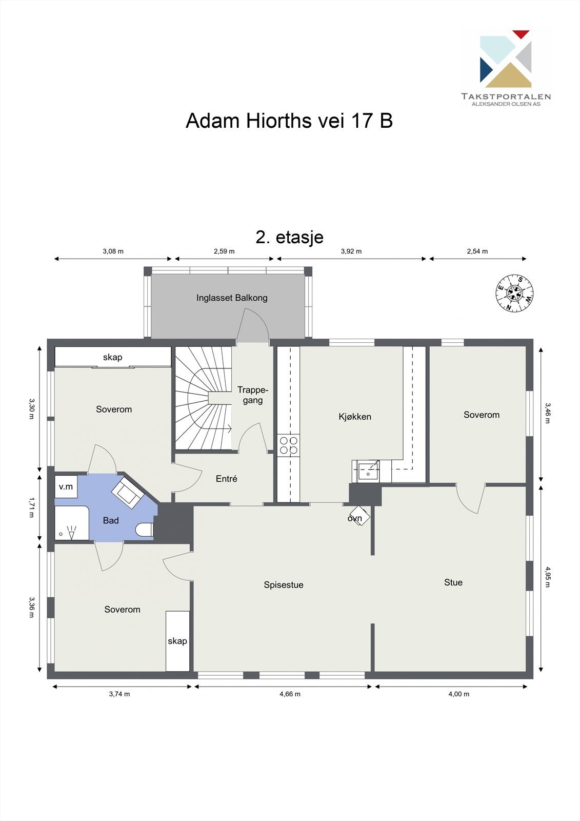 Plantegning 2. etasje Galleribilde