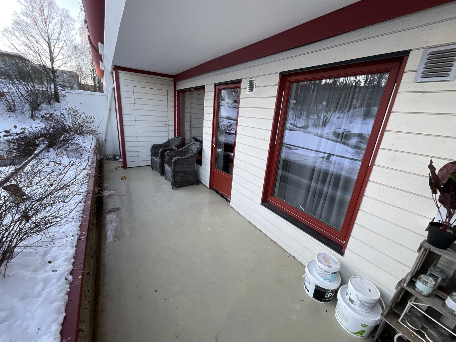 Balkong av god størrelse Galleribilde