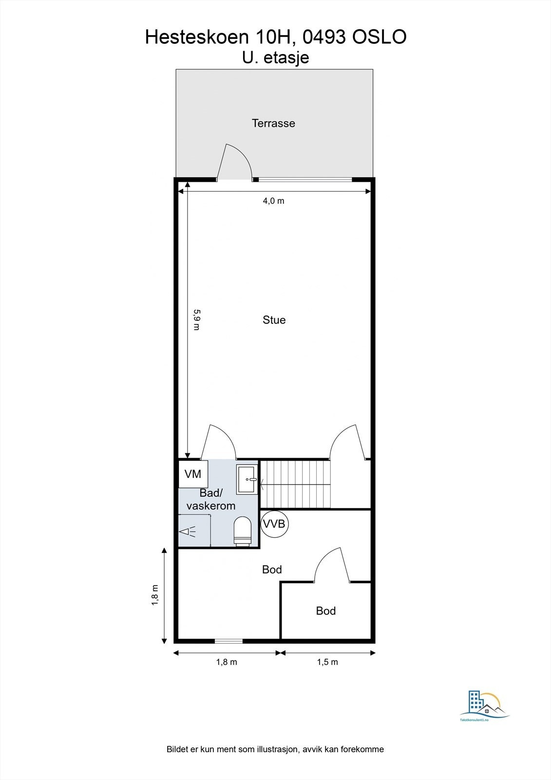 - Plantegning underetasje - Galleribilde