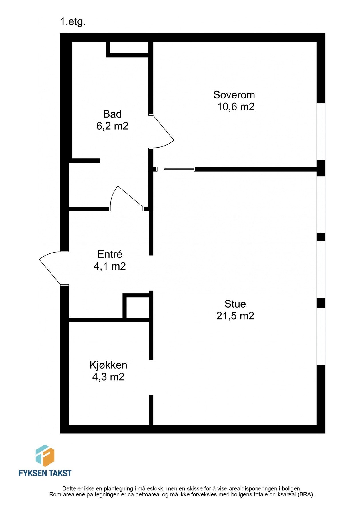 Ta en titt på planskissen og gjør deg kjent med romfordelingen! Skulle ikke oppsatt visningstidspunkt passe? Ta kontakt på 941 60 434, så finner vi en løsning. Galleribilde