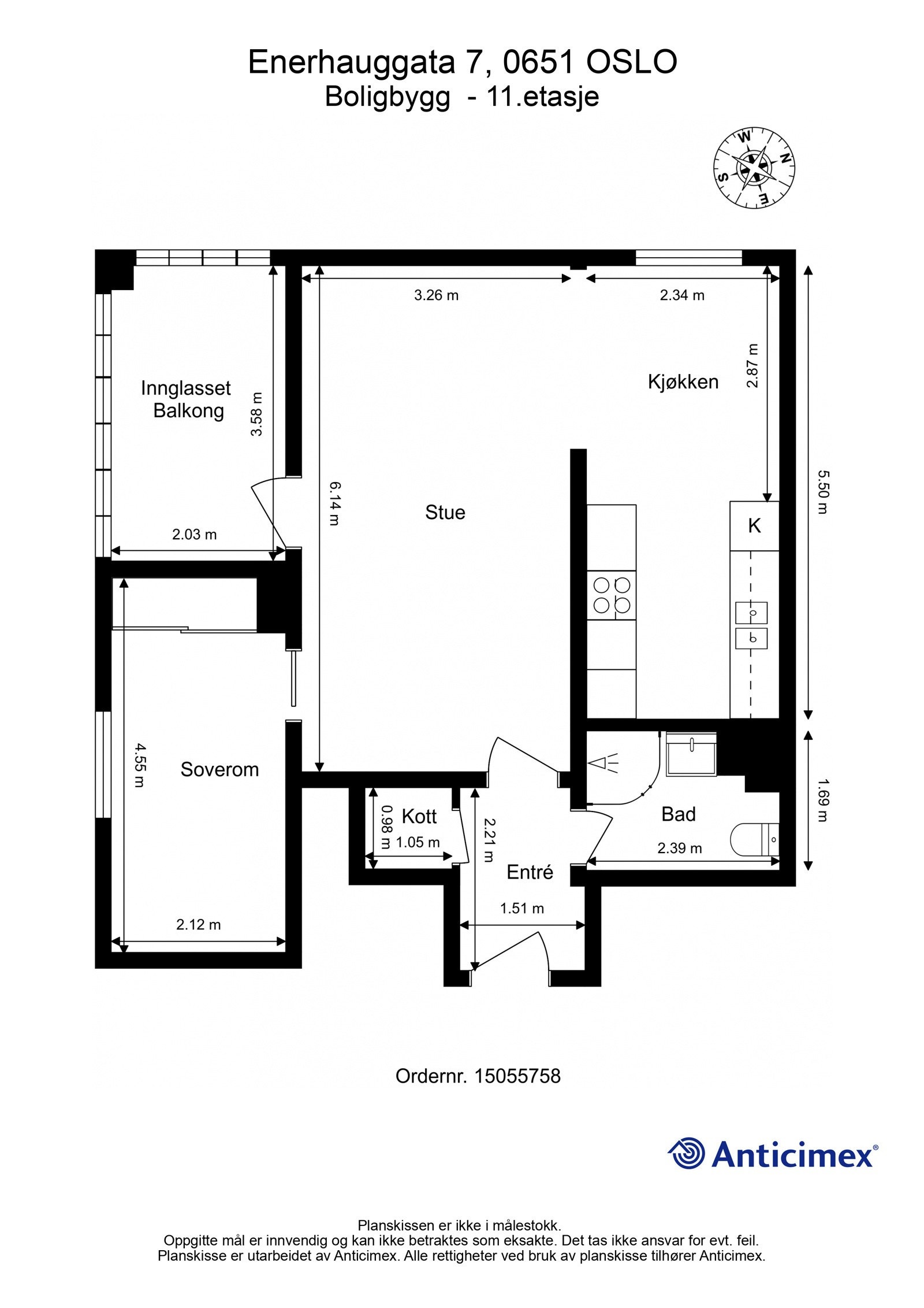 Plantegning Galleribilde